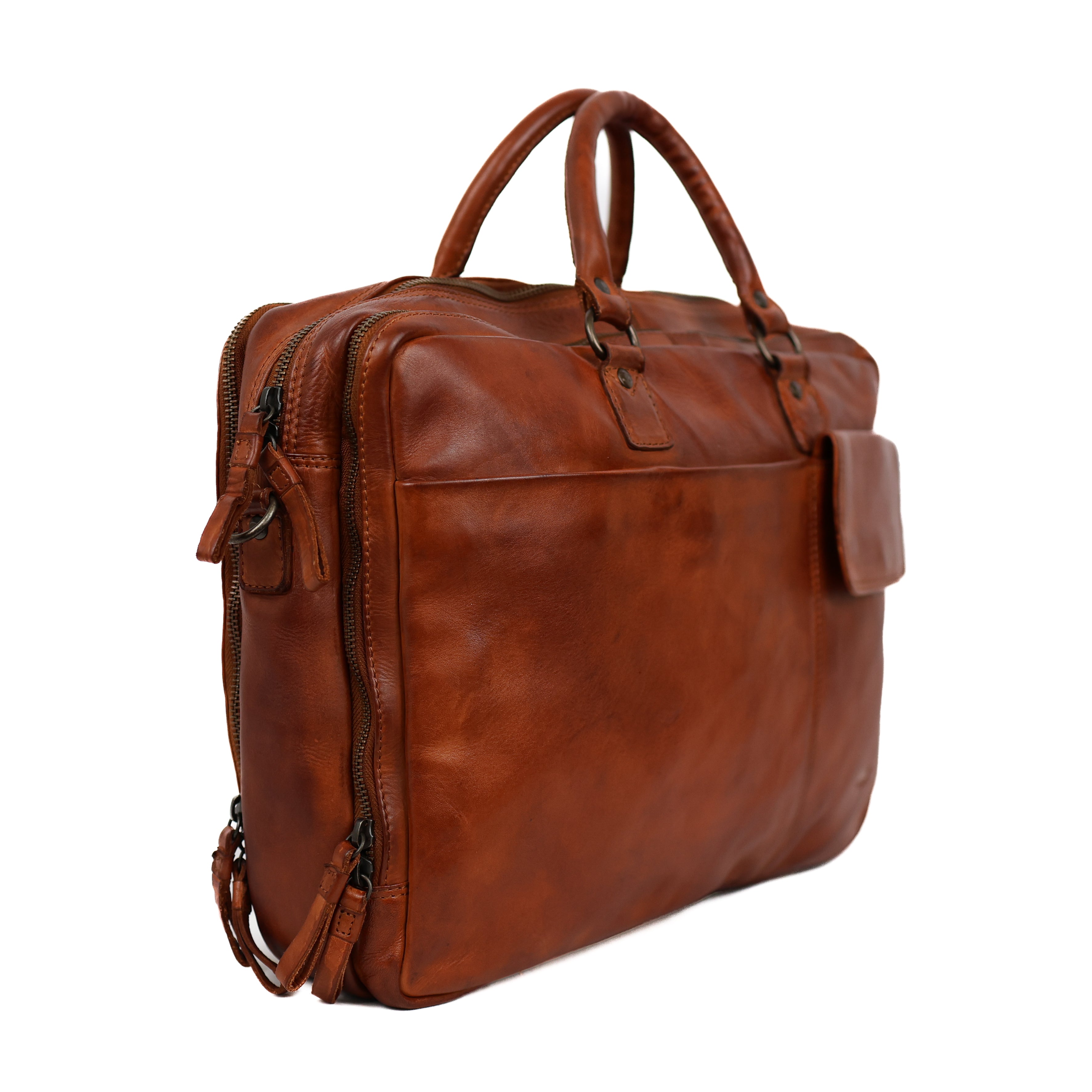 Laptop Tasche 'Silke' Cognac