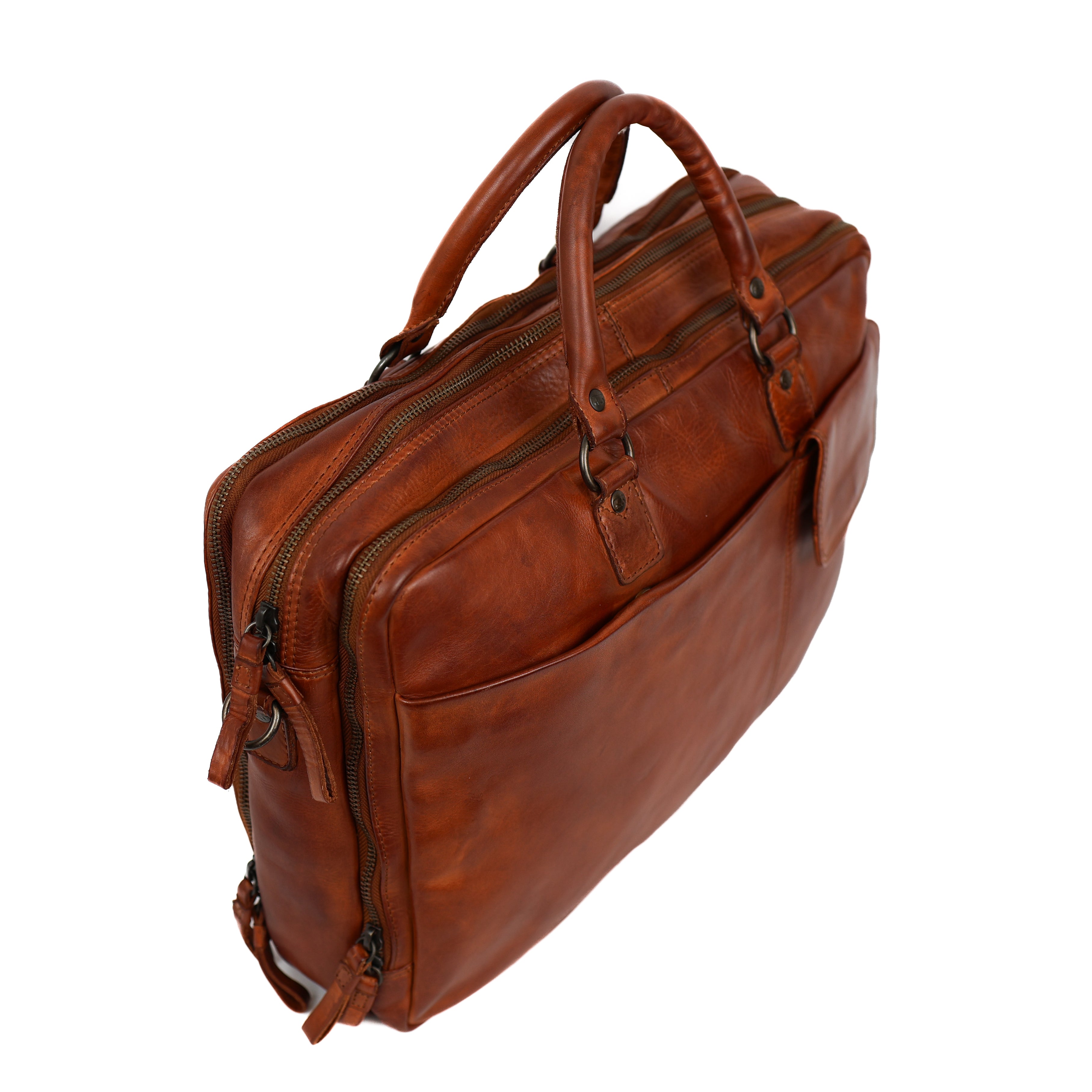Laptop Tasche 'Silke' Cognac