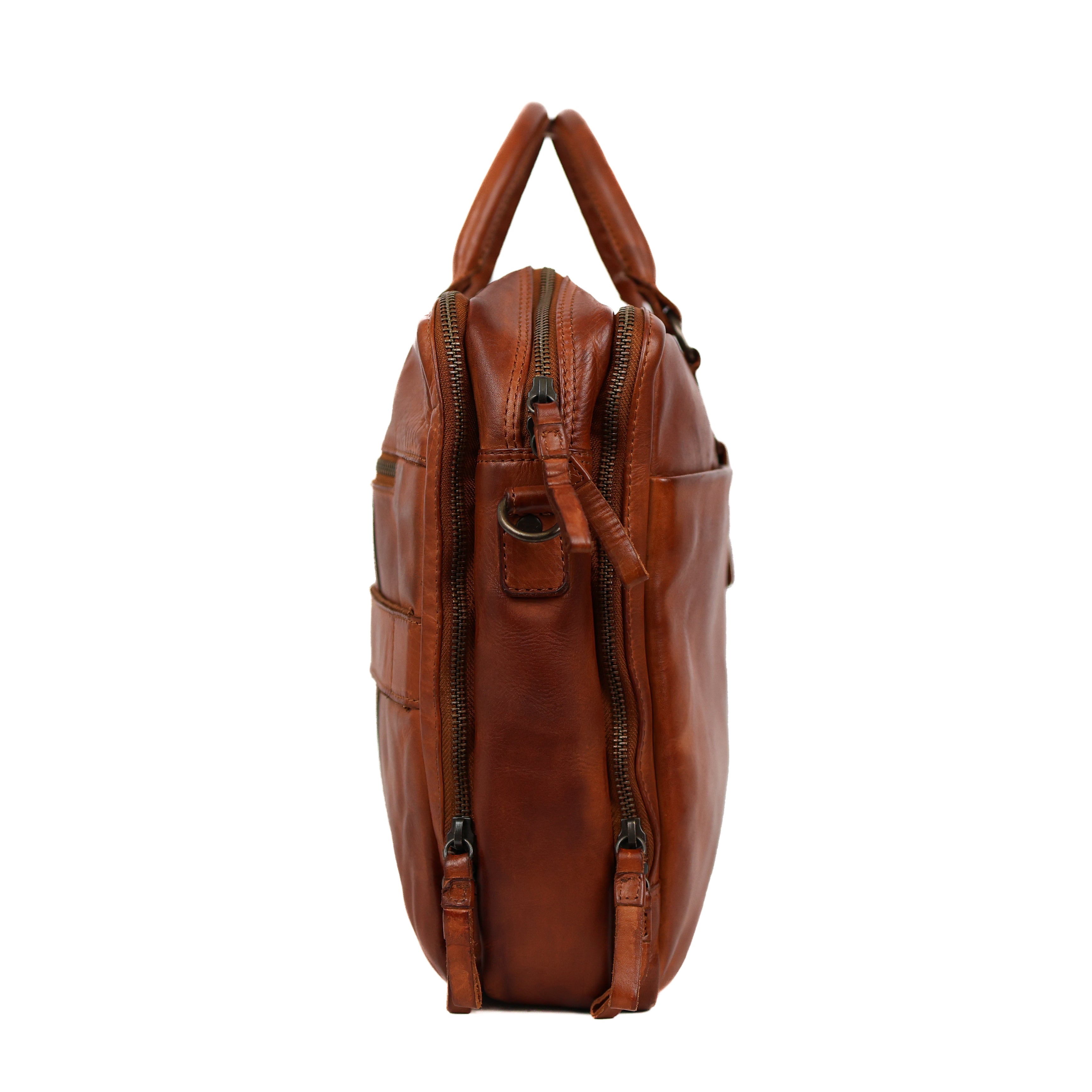 Laptop Tasche 'Silke' Cognac
