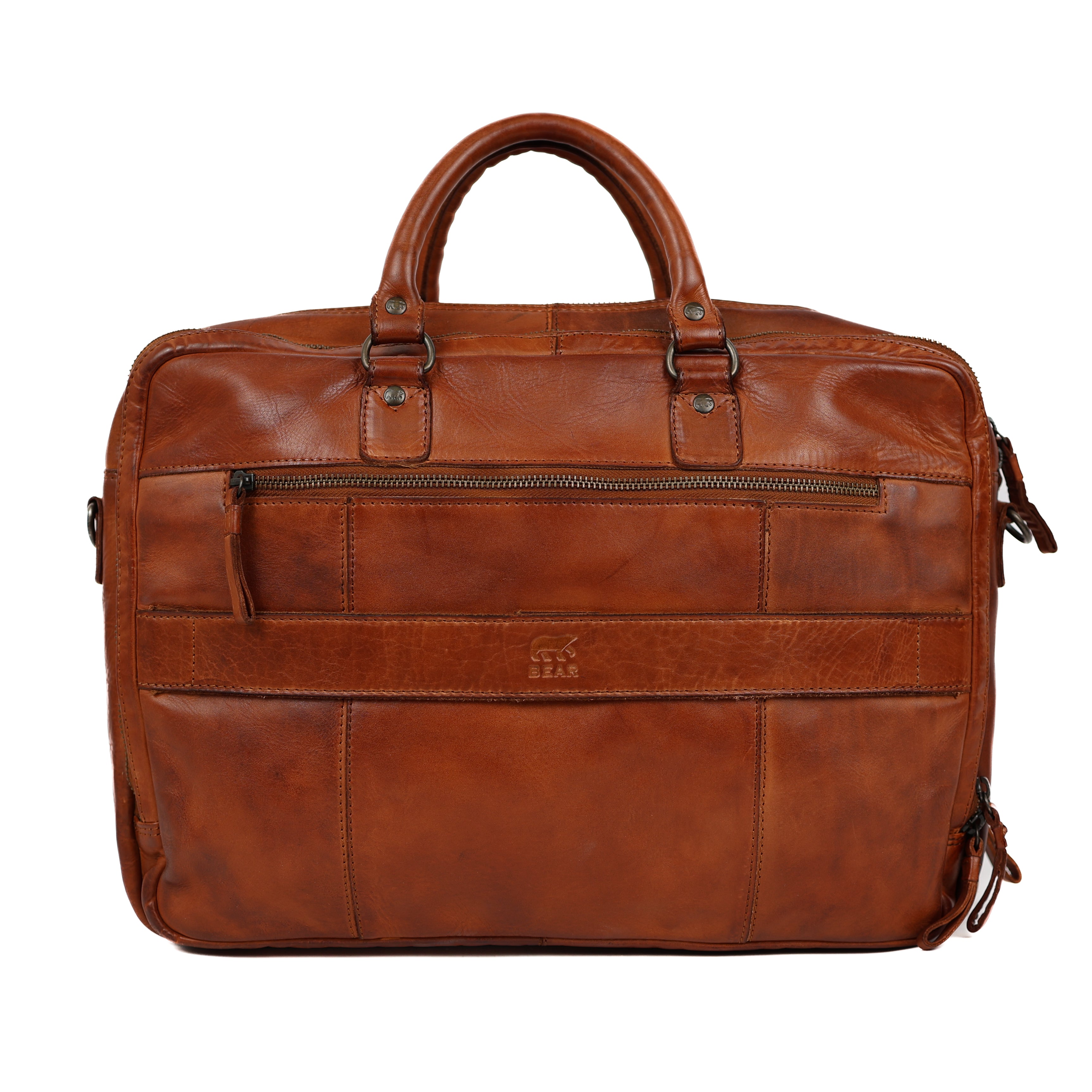 Laptop Tasche 'Silke' Cognac