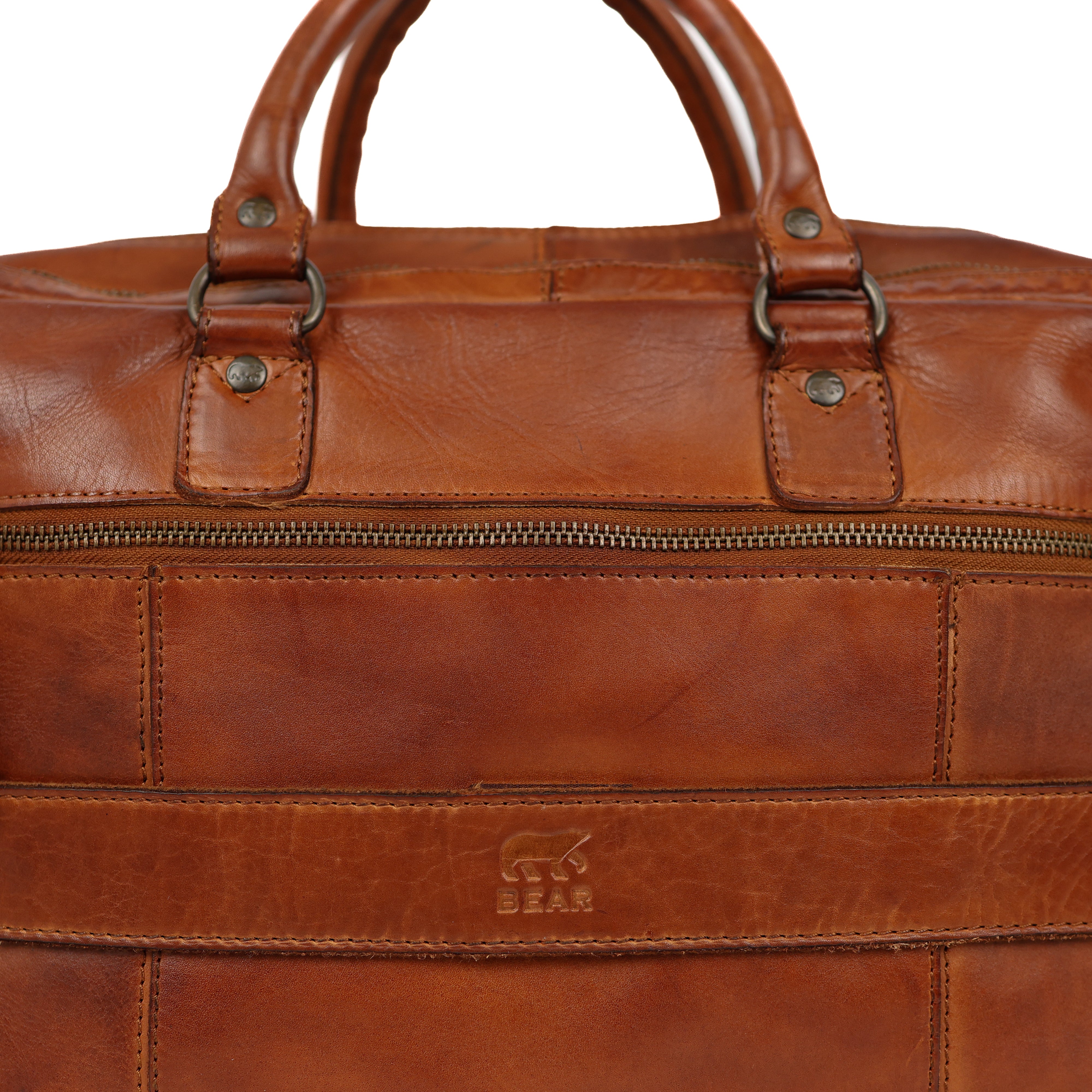 Laptop Tasche 'Silke' Cognac