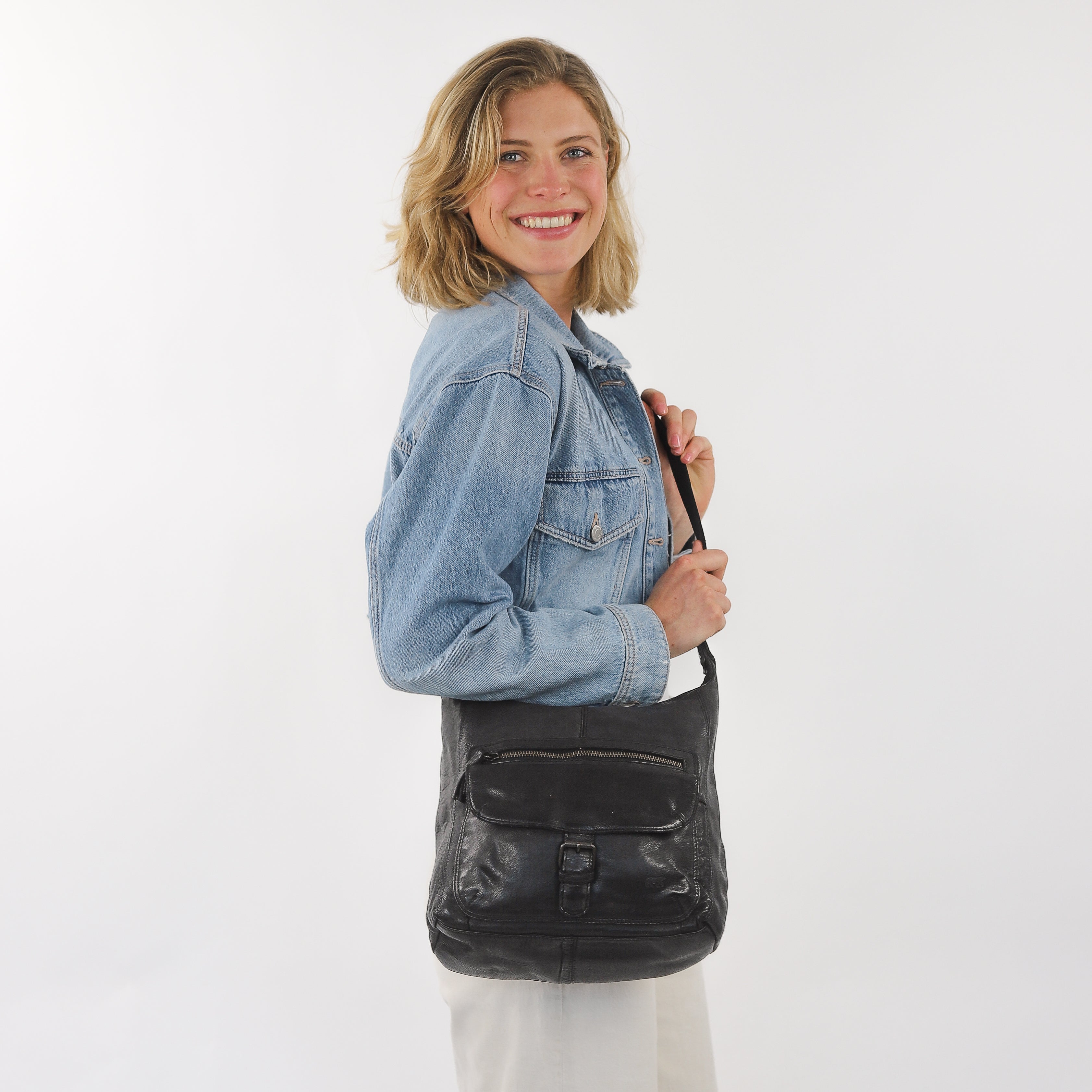 Umhängetasche 'Anna' dunkelblau - CL 32612