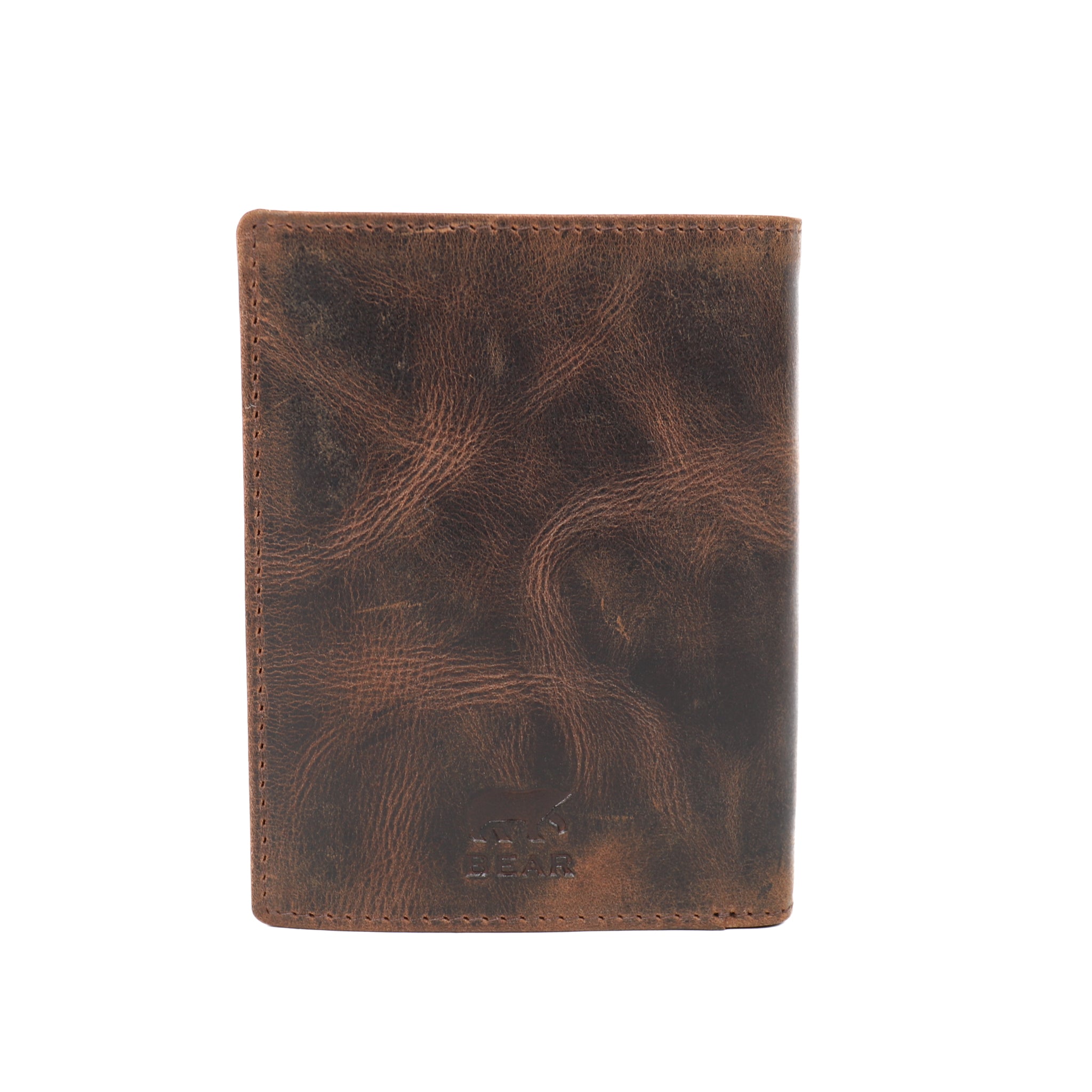 Hohes Portemonnaie 'Iwan' Vintage Braun