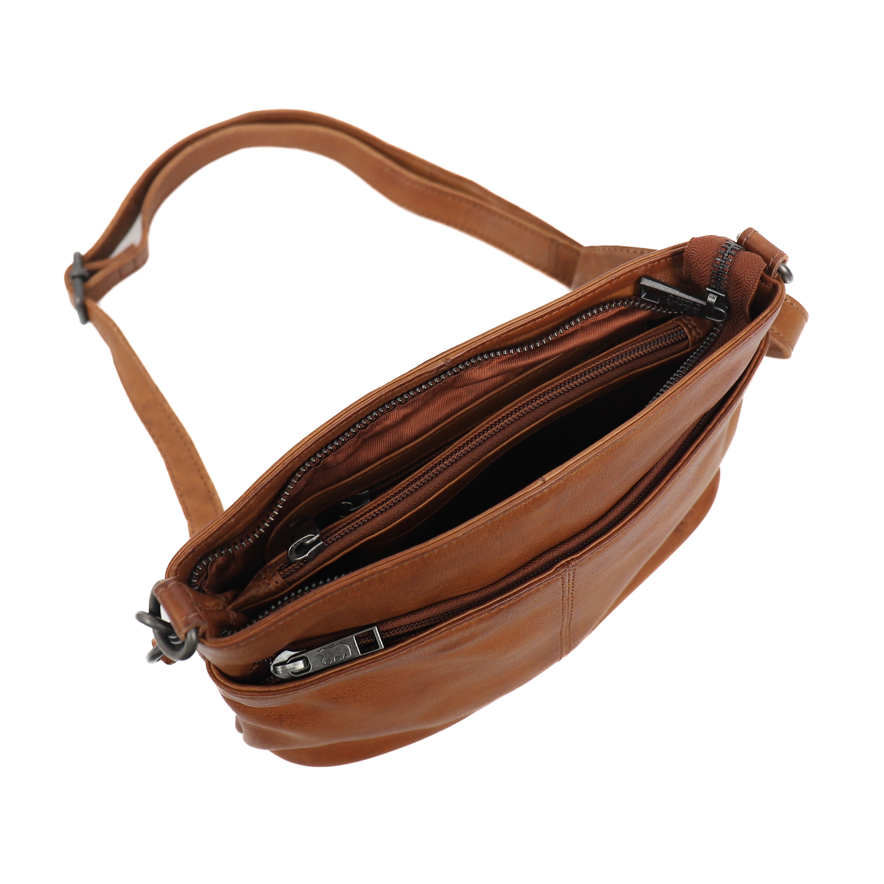 Umhängetasche 'Ashley' Cognac - CP 1867