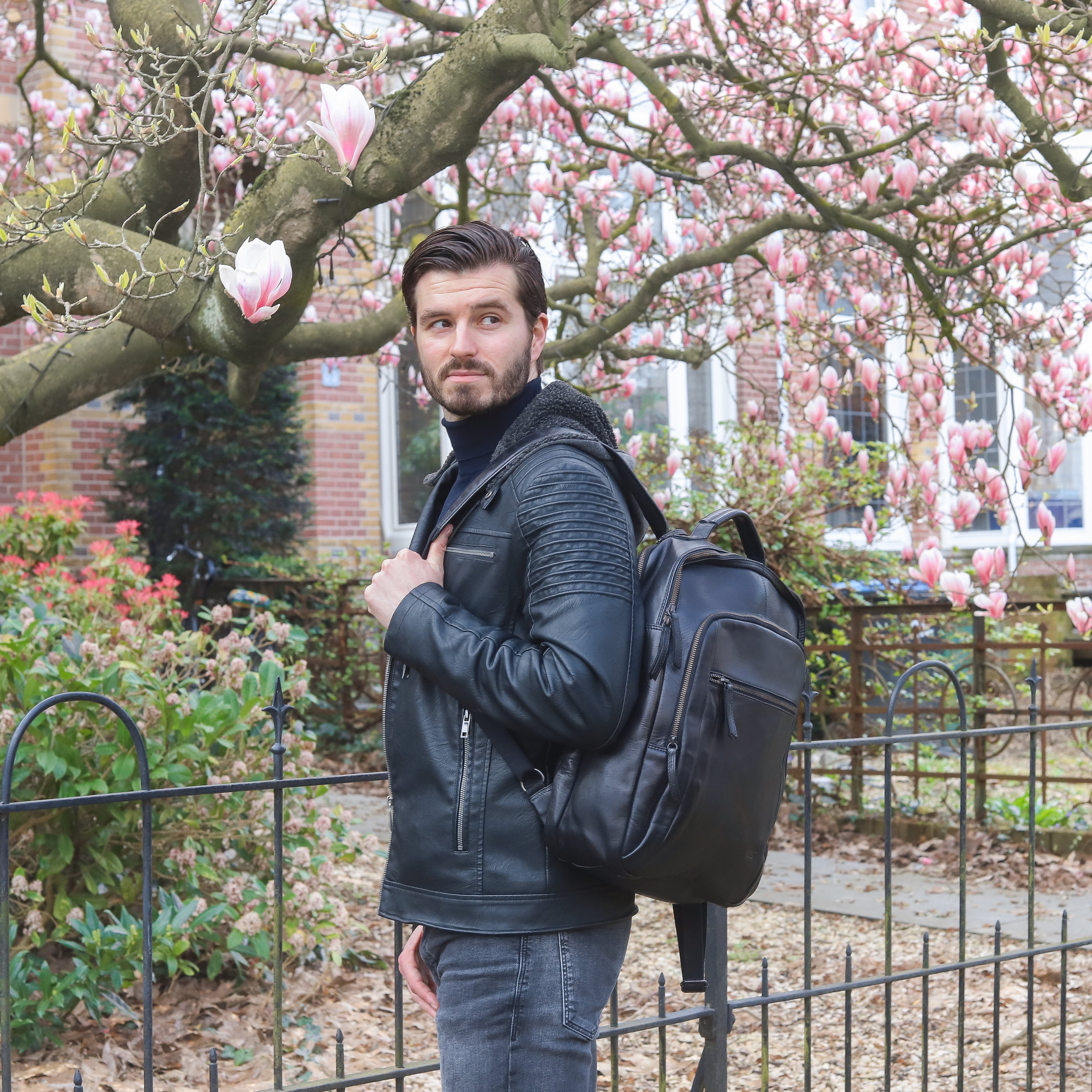 Rucksack 'Ties' dunkelbraun - CL 40848