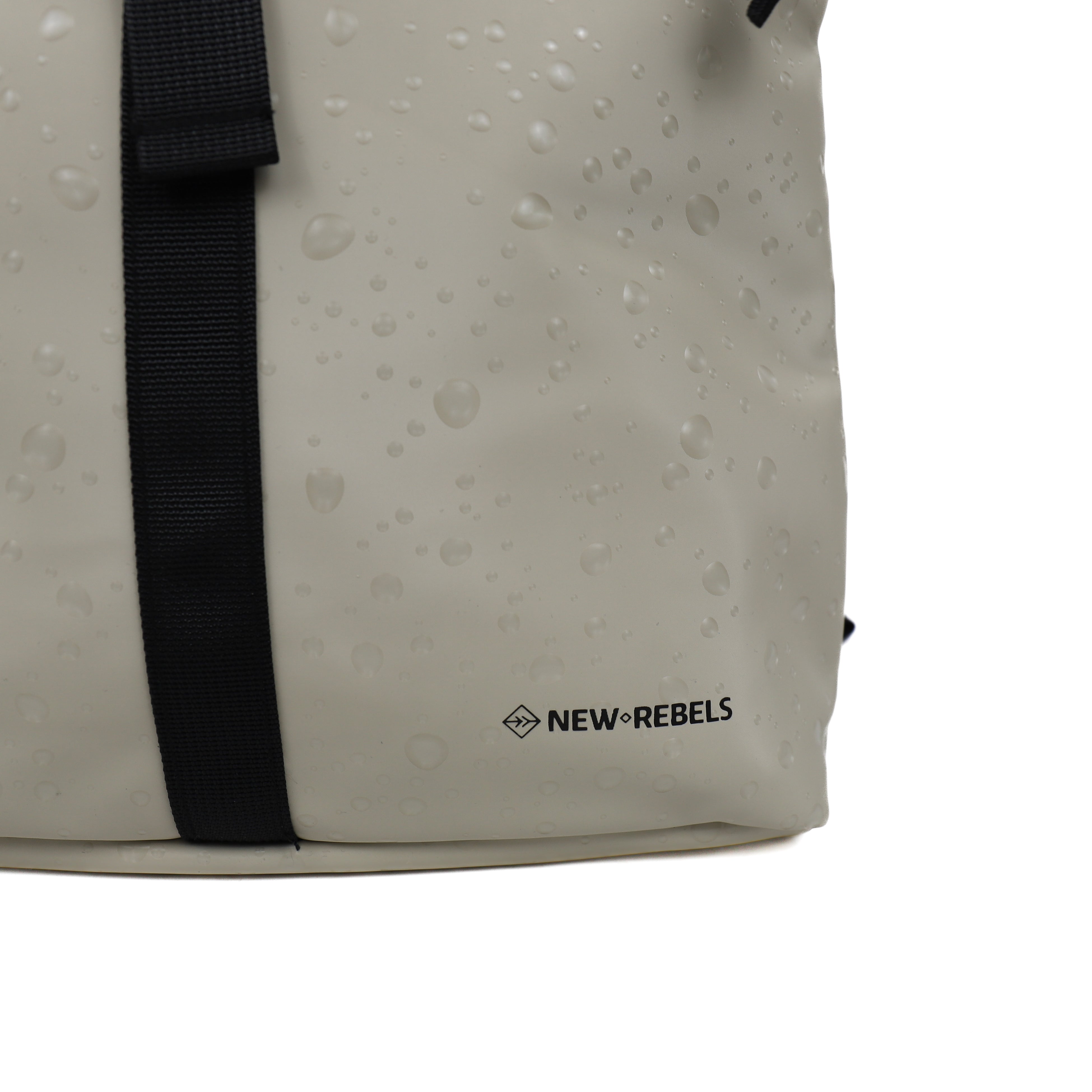 Wasserabweisender Rucksack 'Droplets' 7L Beige
