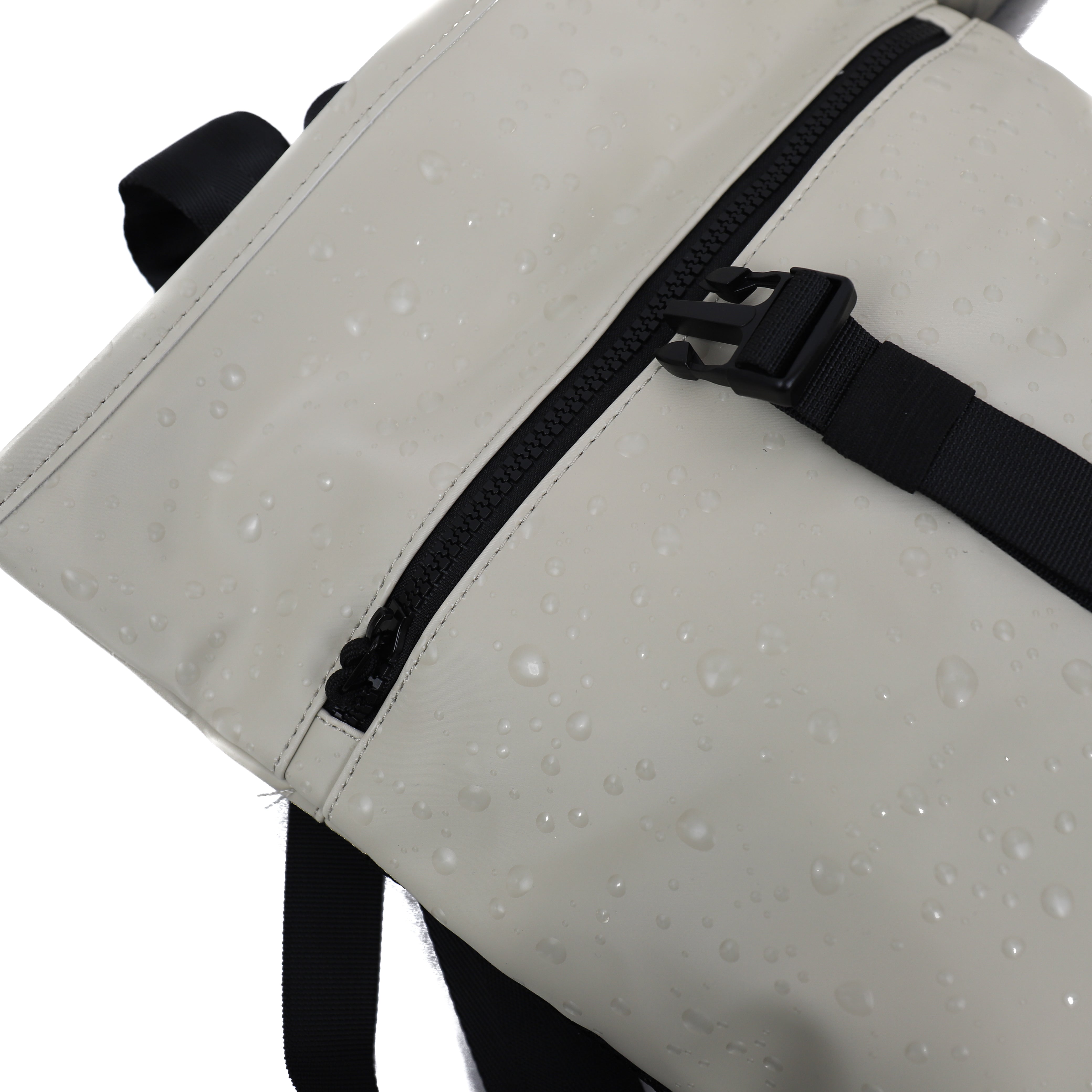 Wasserabweisender Rucksack 'Droplets' 7L Beige
