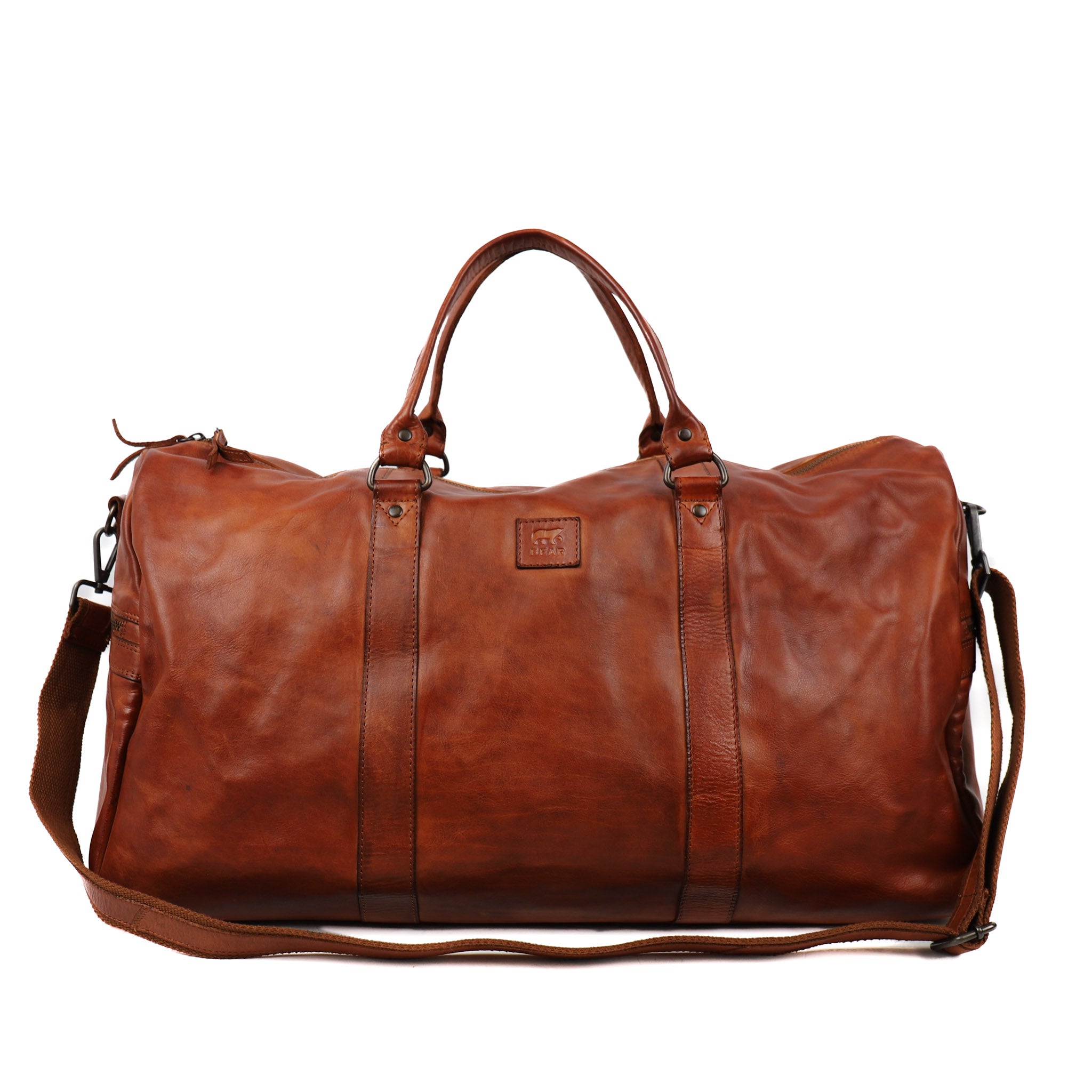 Wochenendtasche 'Ruben' Cognac