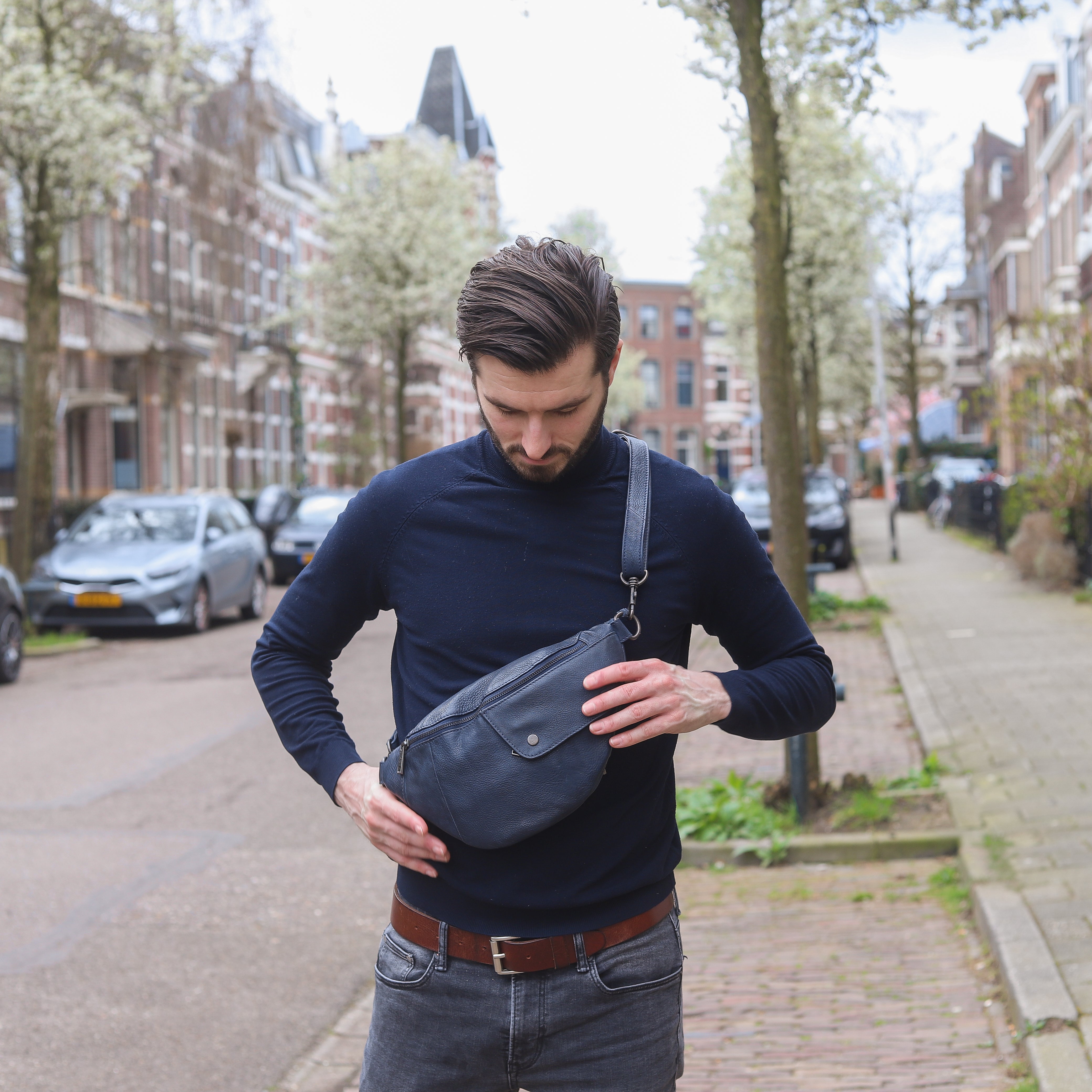 Gürteltasche 'Matt' Navy
