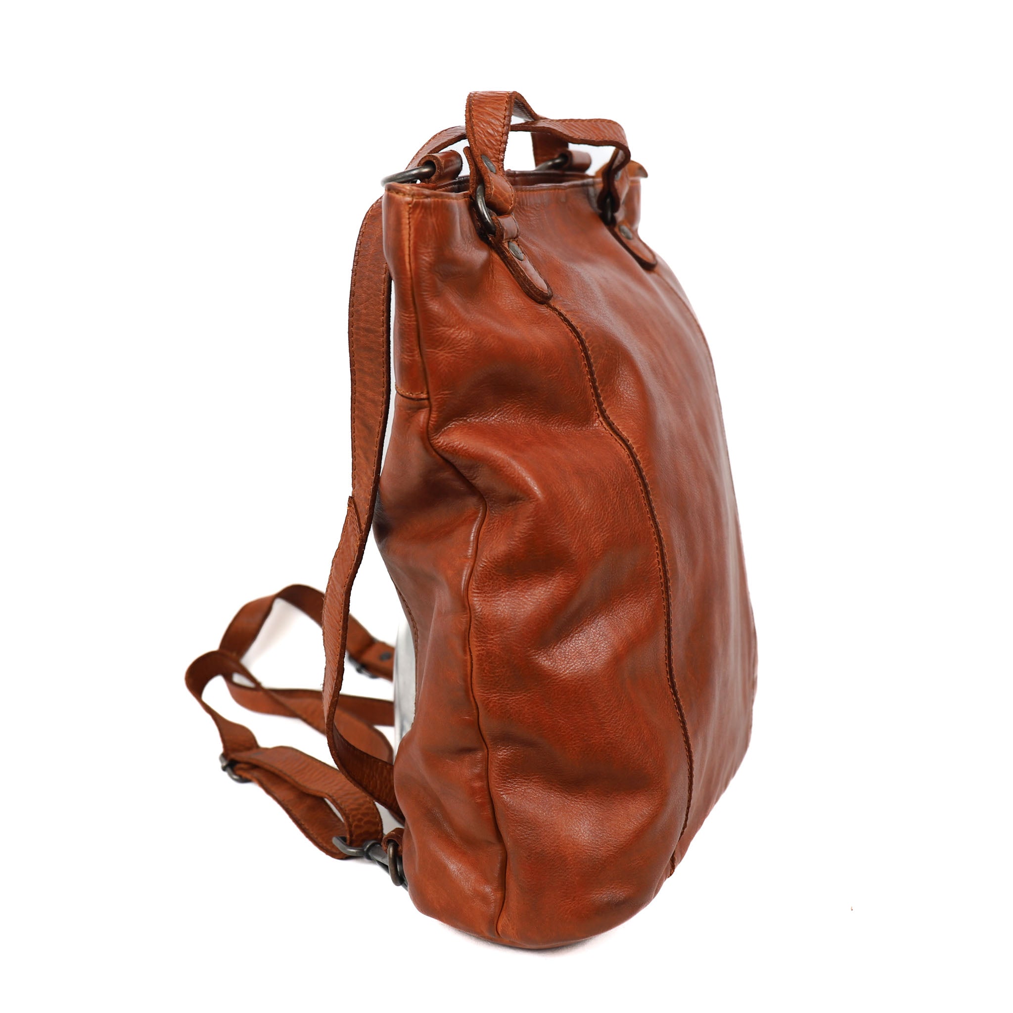 Rucksack/Umhängetasche 'Sandy' L Cognac