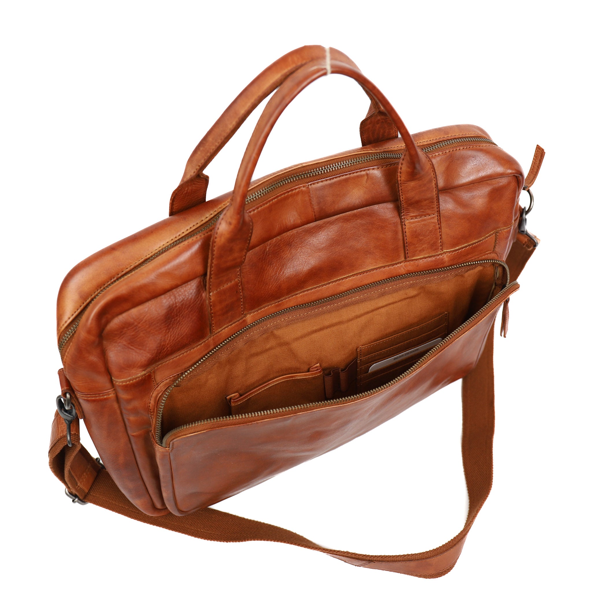 Laptoptasche 'Dani' cognac - CL 36824