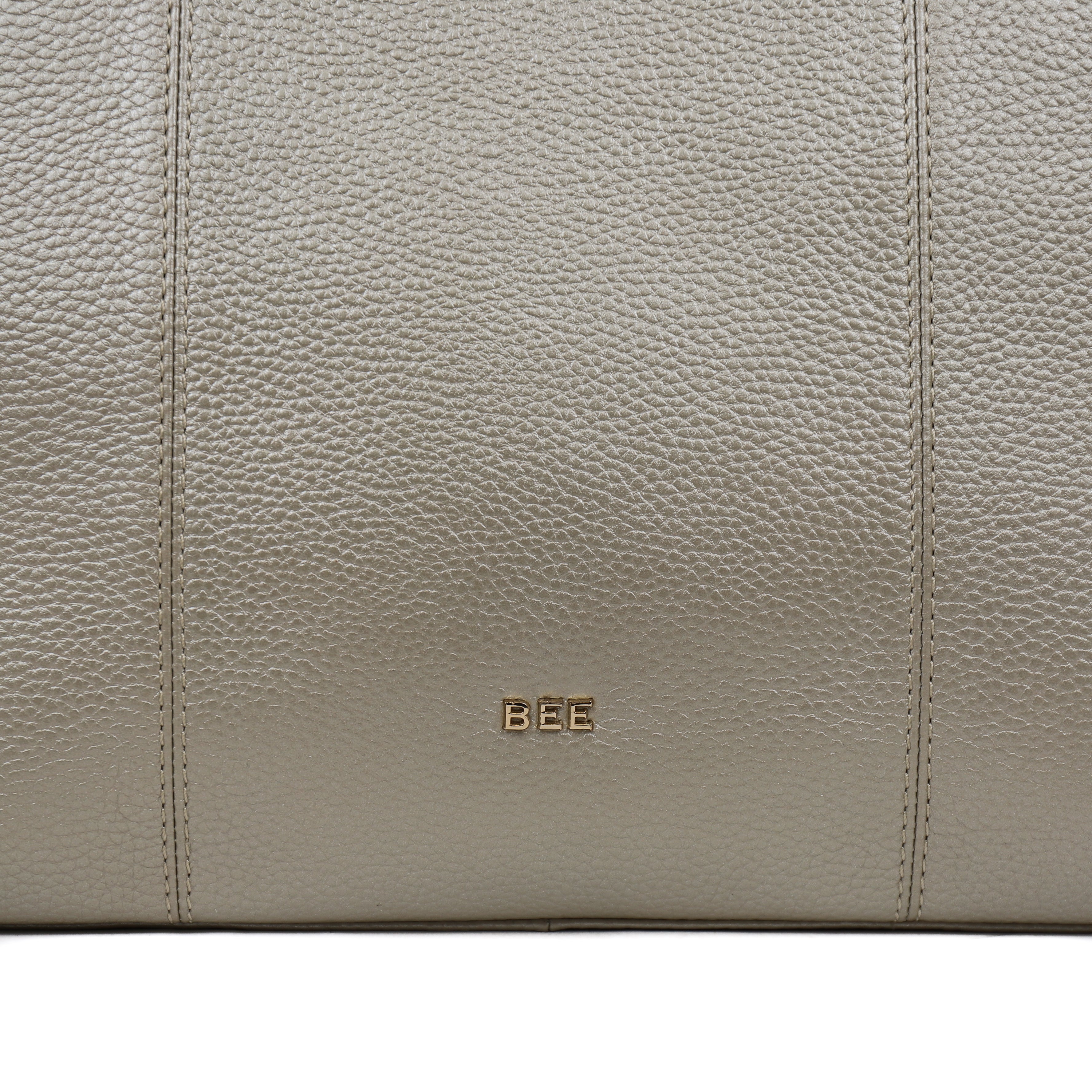 Großer Shopper 'Maya' Metallic Gold