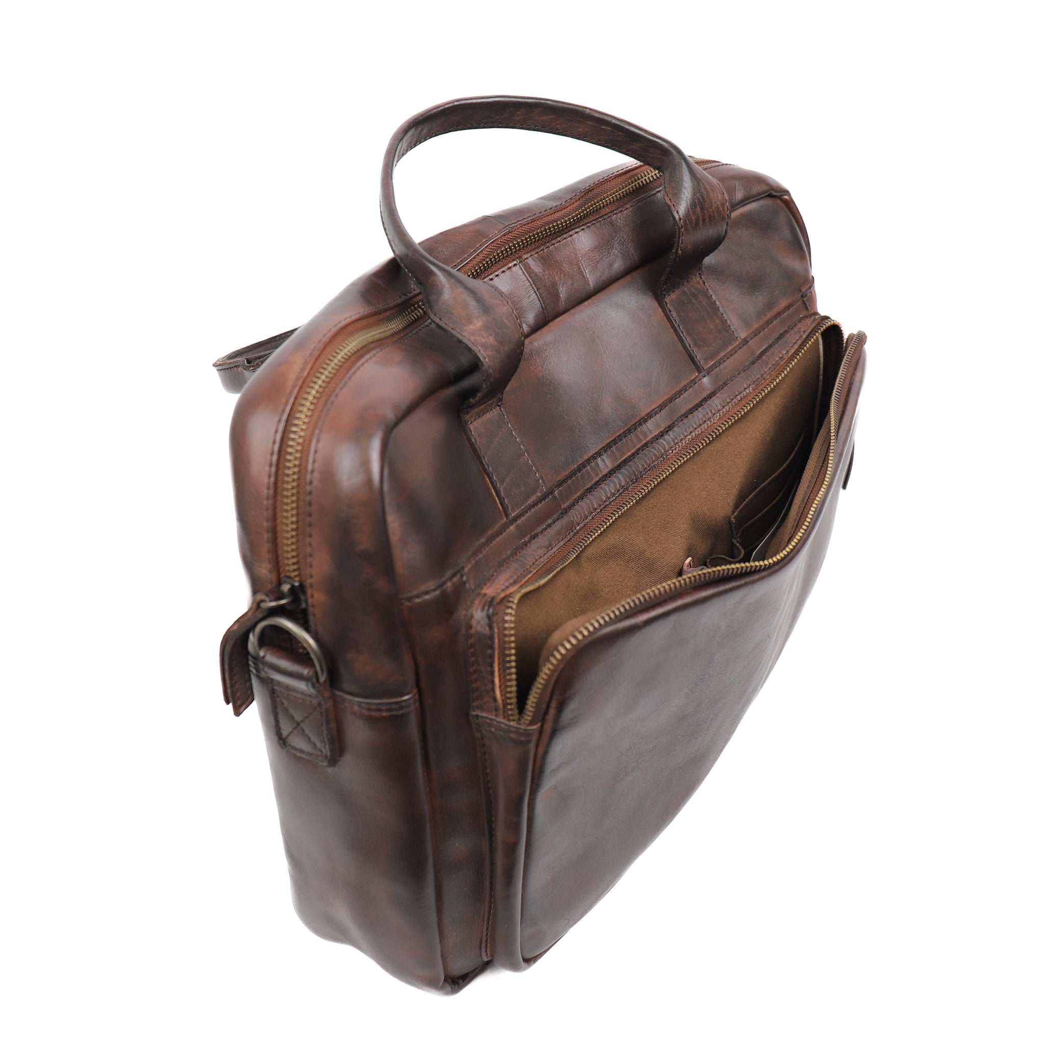 Laptoptasche 'Hugo' dunkelbraun - CL 32815