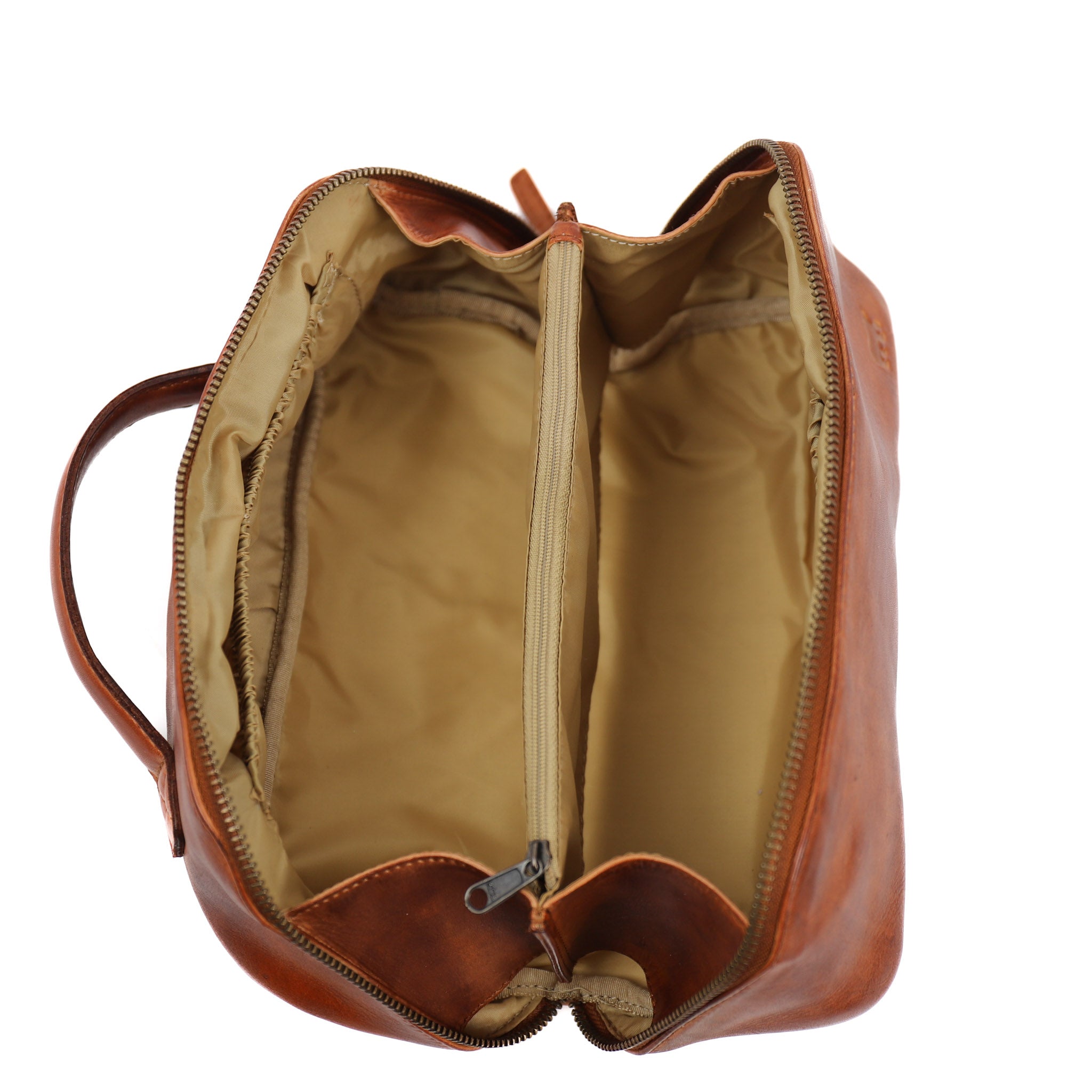 Kulturbeutel 'Simon' Cognac