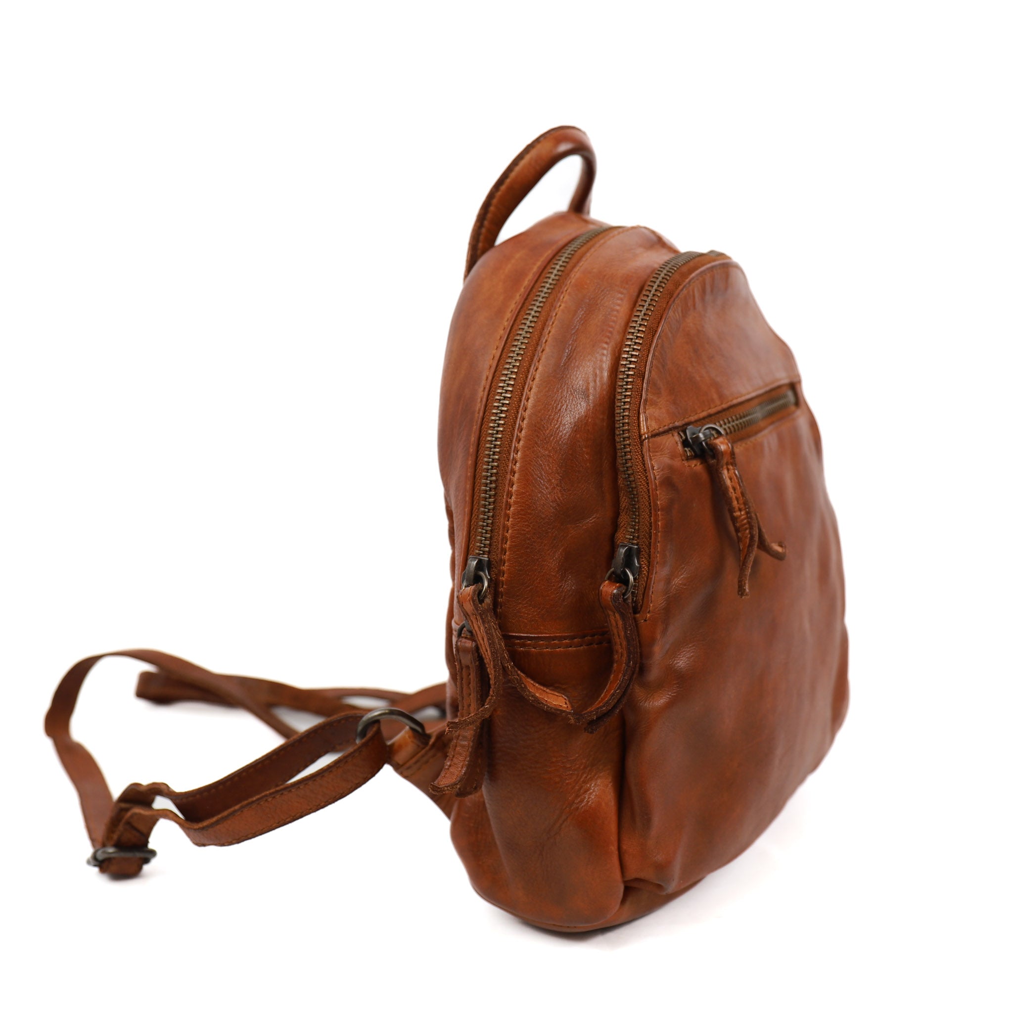 Kleiner Rucksack 'Kim' Cognac