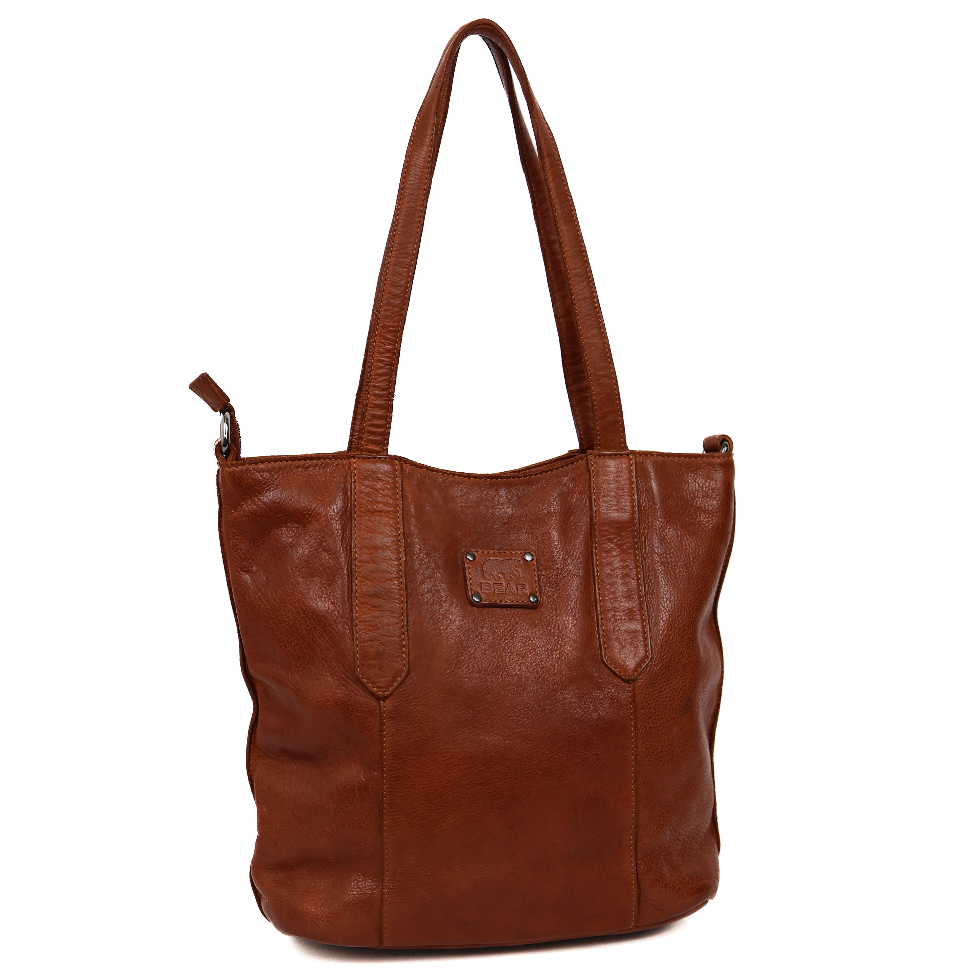 Hand-/Umhängetasche 'Liz' Cognac