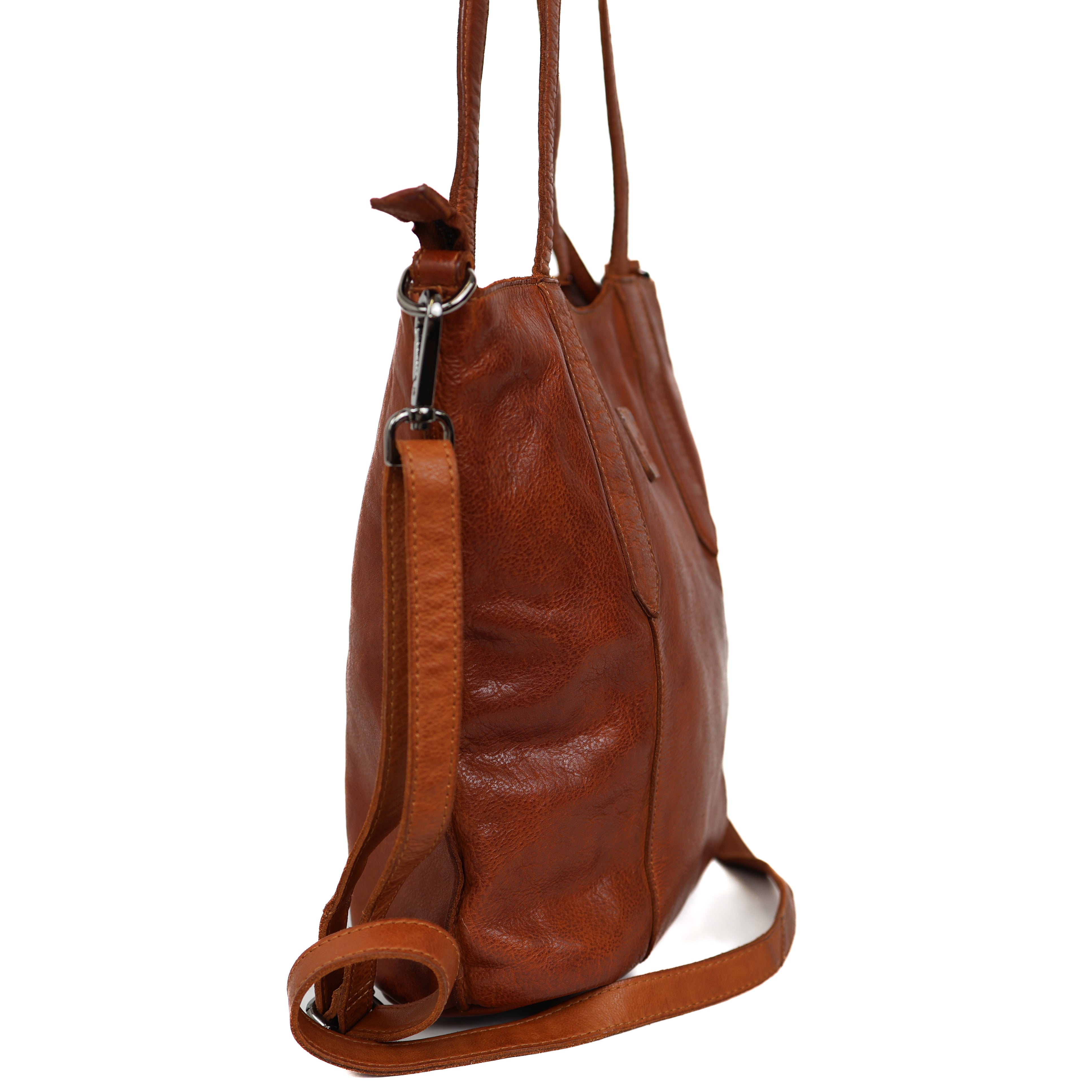 Hand-/Umhängetasche 'Liz' Cognac