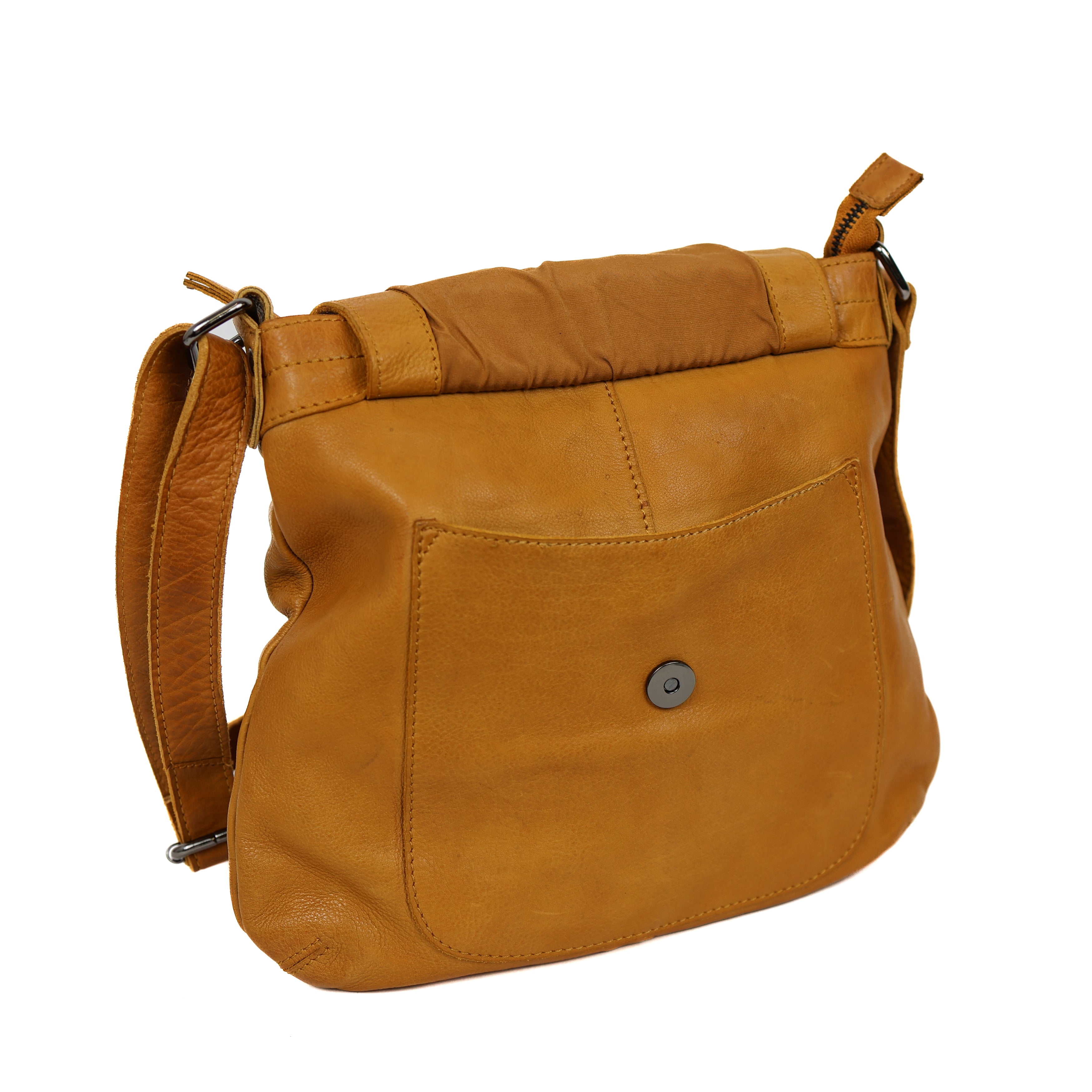 Umhängetasche mit Fronttasche 'Merle' Gelb