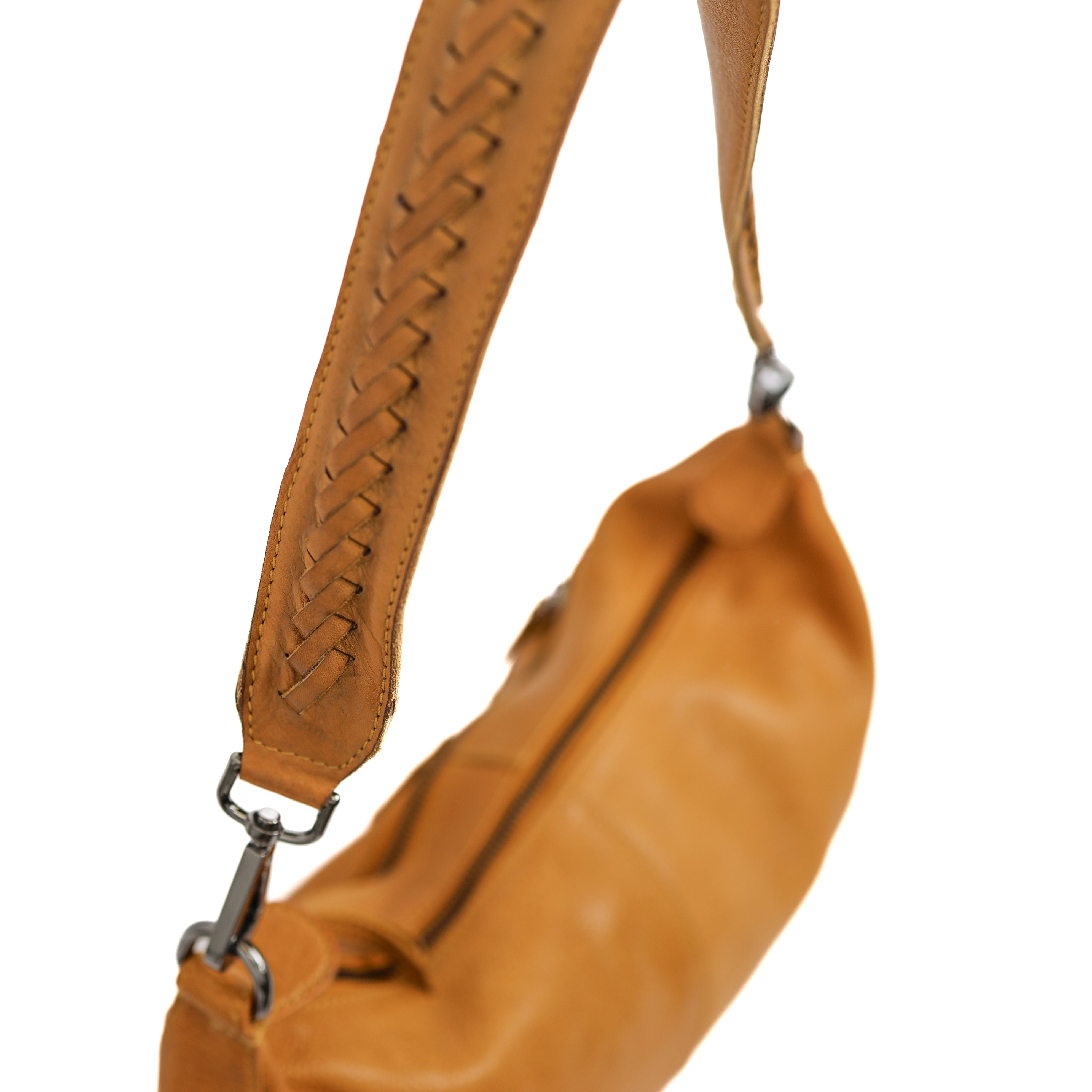 Mittelgroße Beuteltasche 'Ilse' Gelb