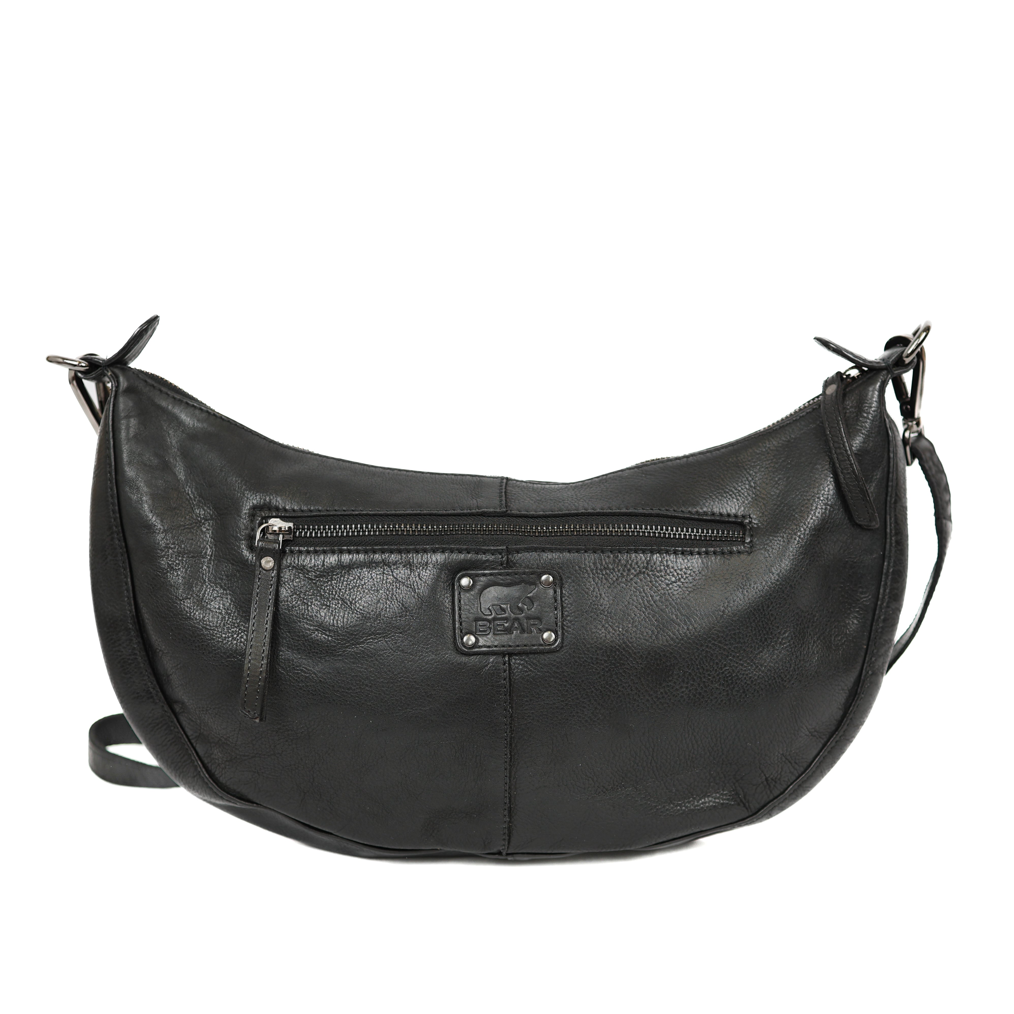 Mittelgroße Beuteltasche 'Ilse' Schwarz