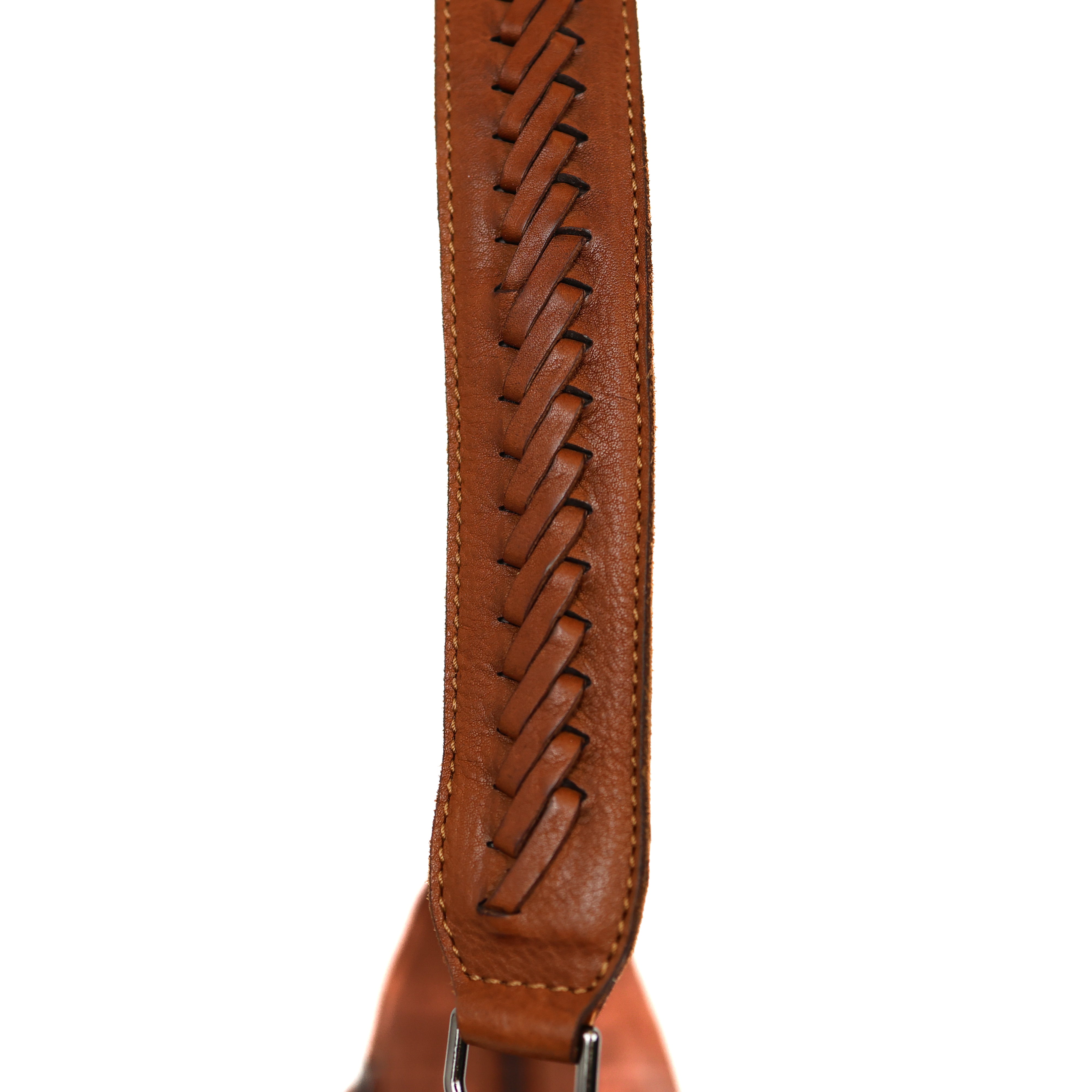 Mittelgroße Beuteltasche 'Ilse' Cognac