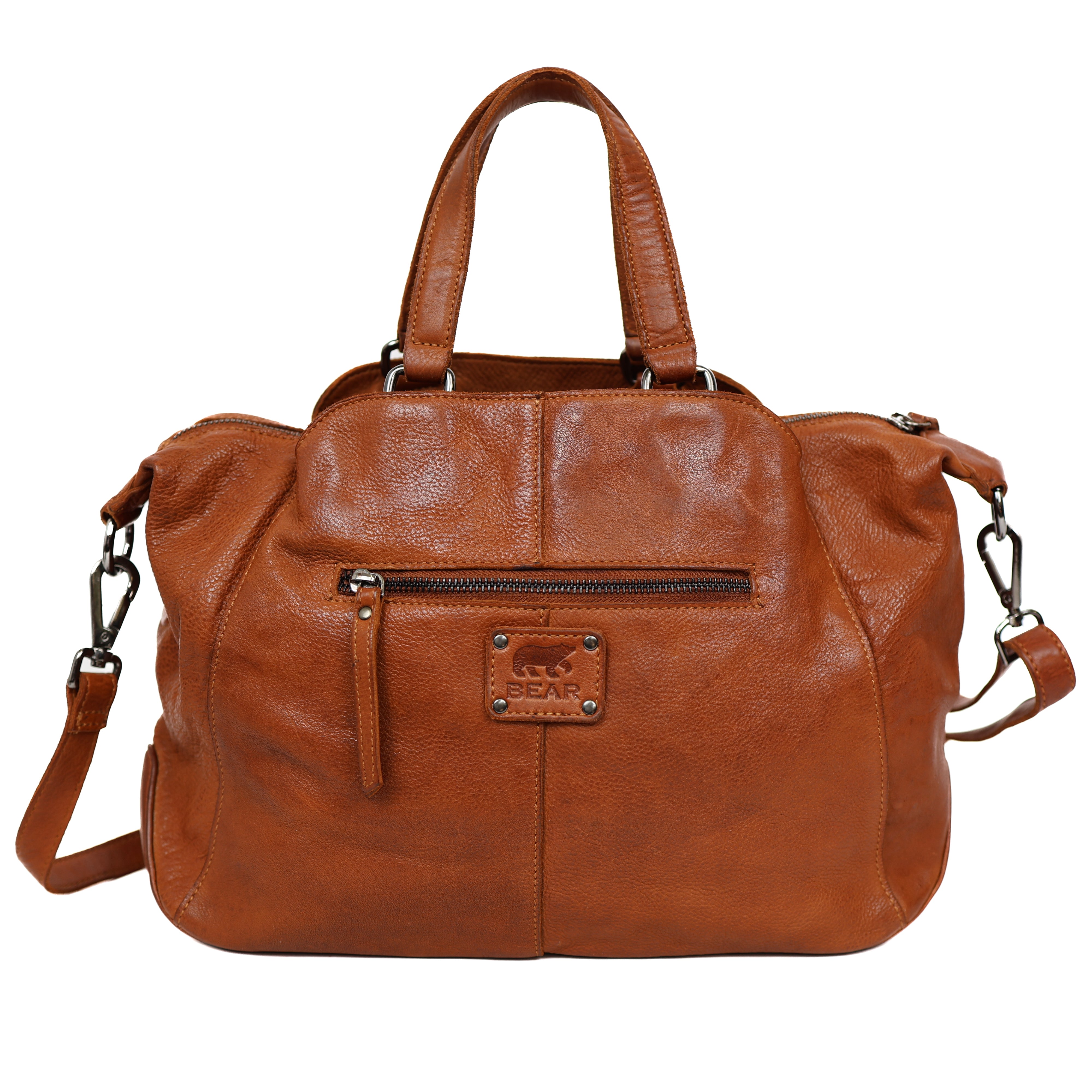 Hand-/Umhängetasche 'Jinte' Cognac