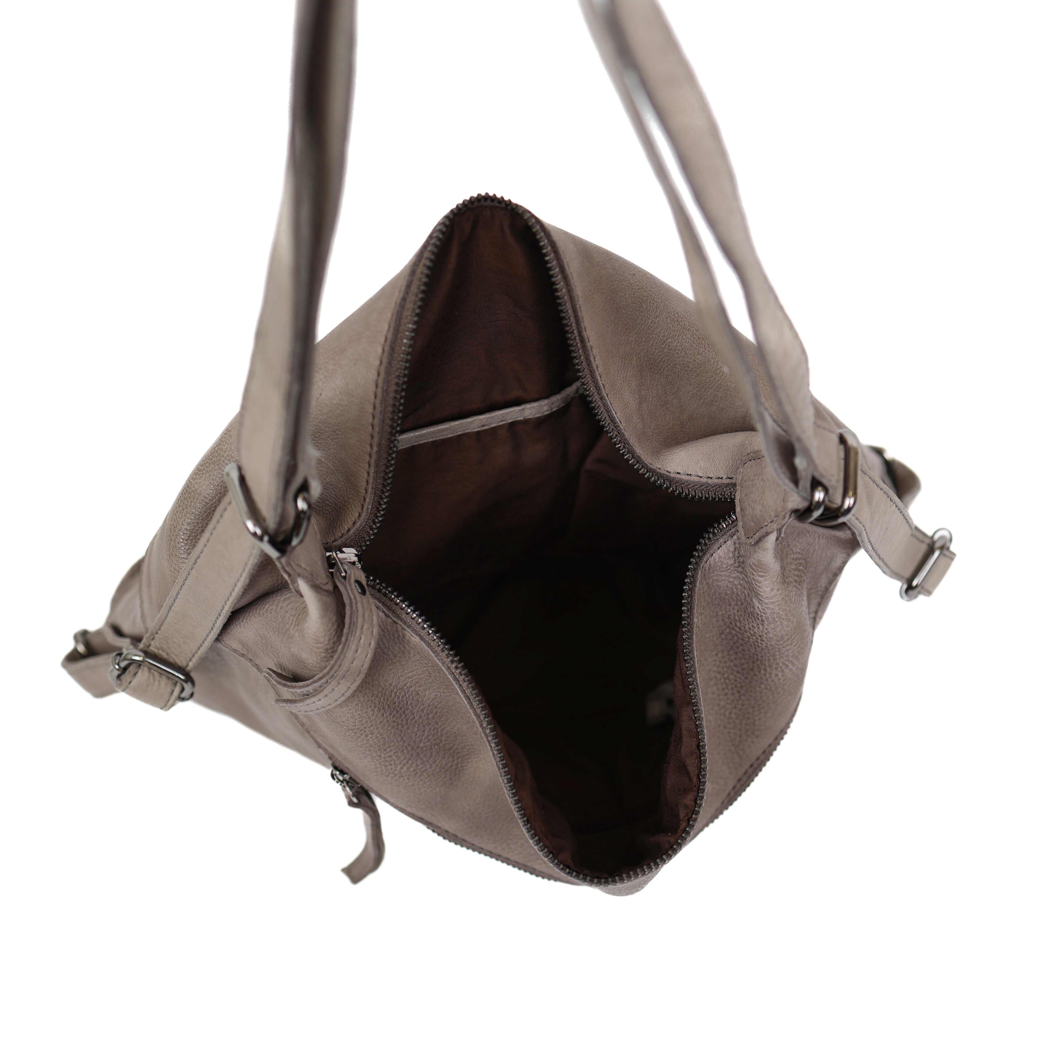 Rucksack/Handtasche 'Veerle' Grau