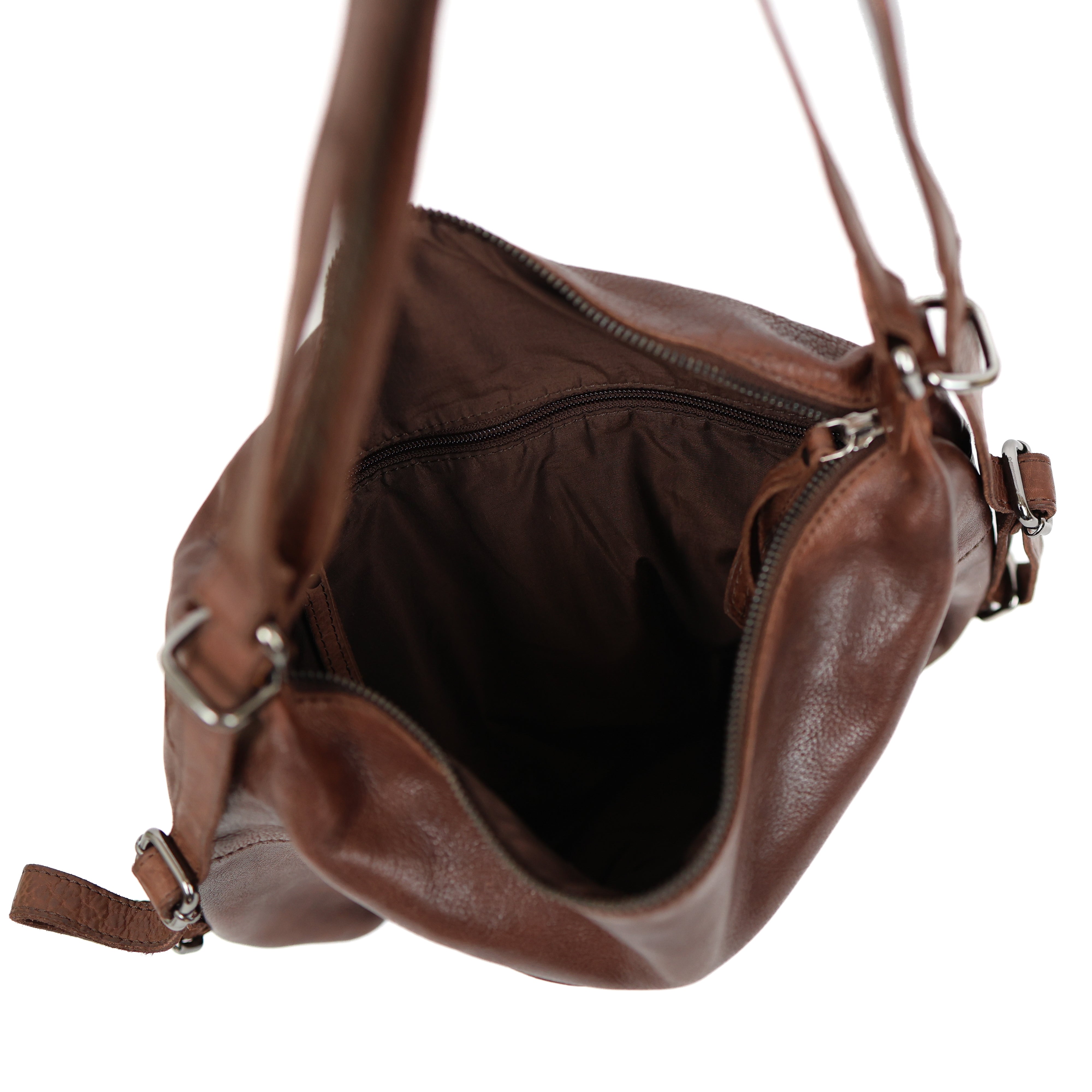 Rucksack/Handtasche 'Veerle' Dunkelbraun