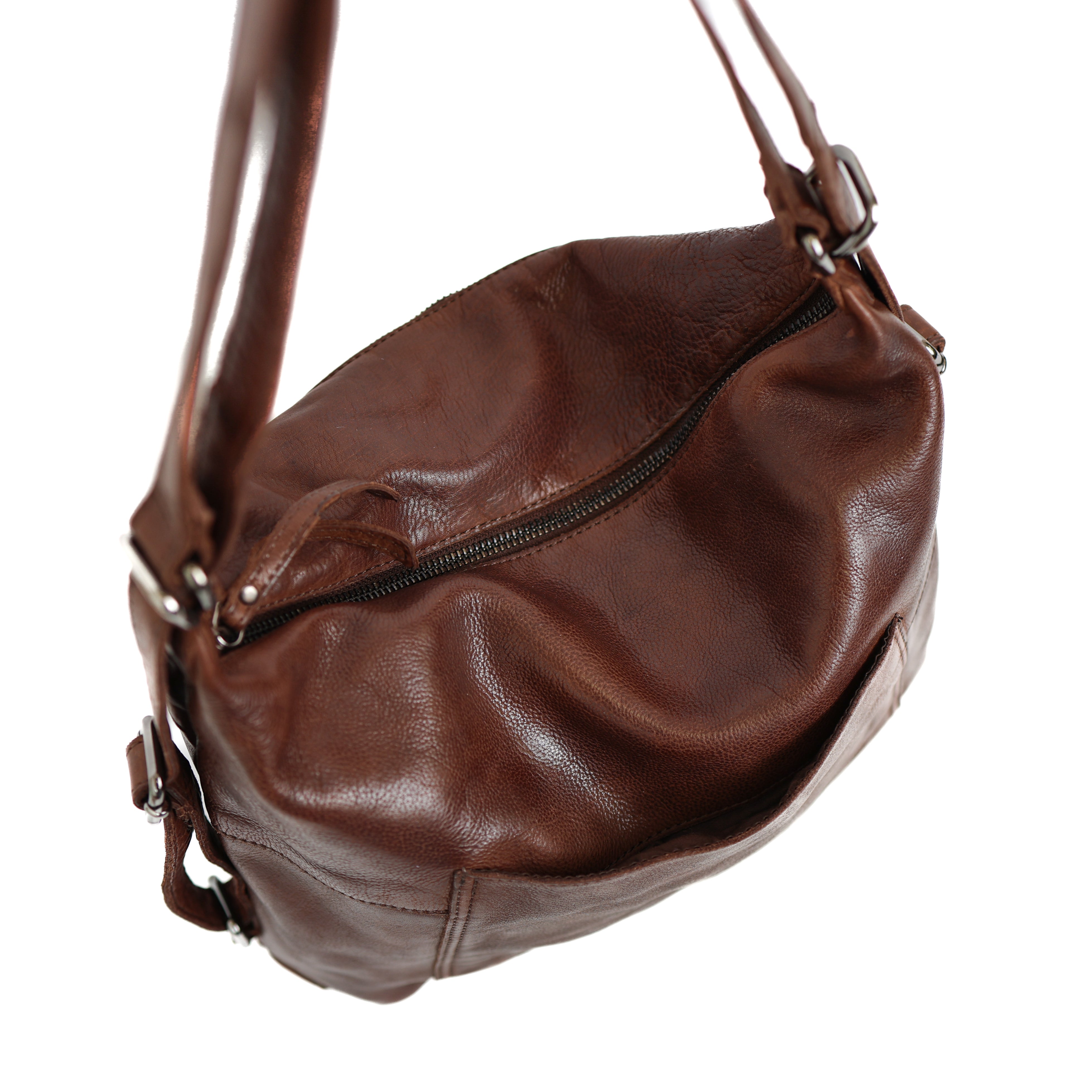 Rucksack/Handtasche 'Veerle' Dunkelbraun