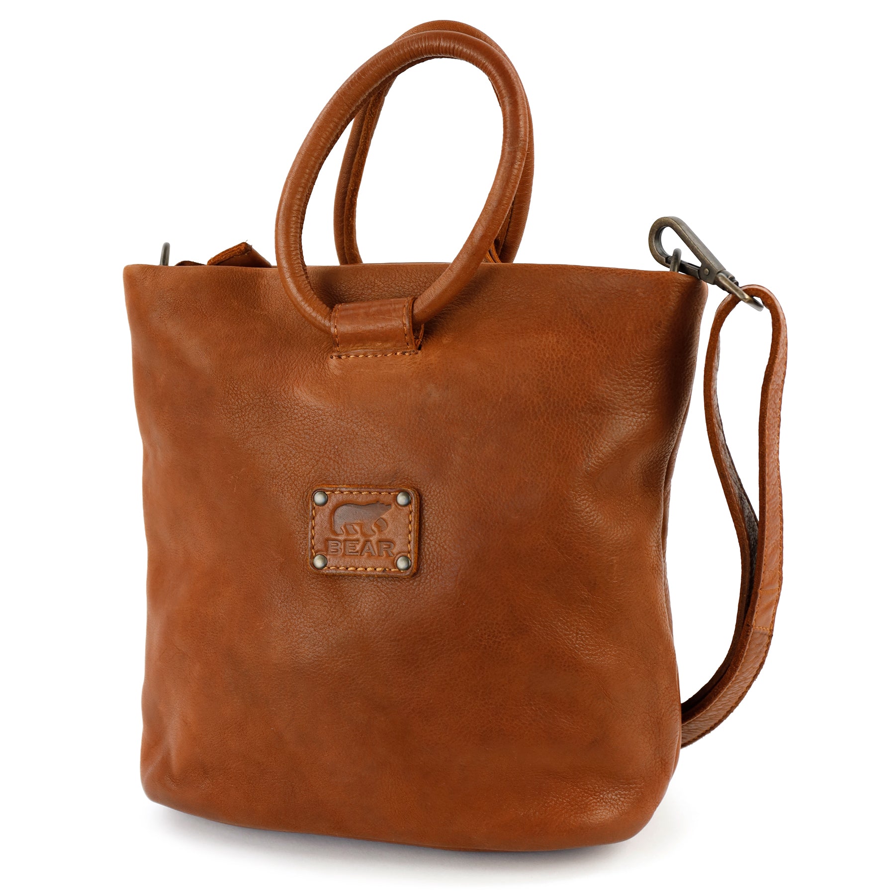 Hand-/Schultertasche 'Ank' Cognac