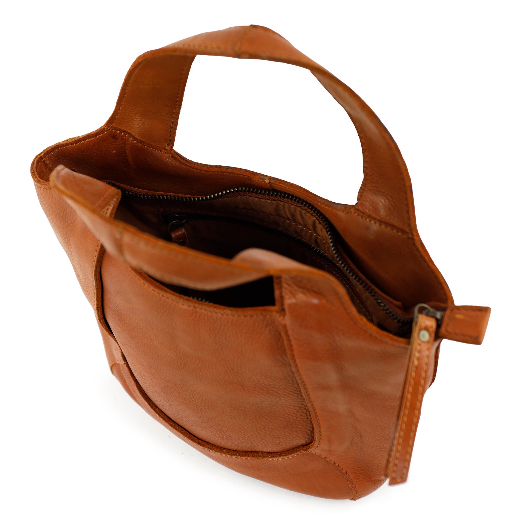 Kleine Hand-/Umhängetasche 'Carol' Cognac