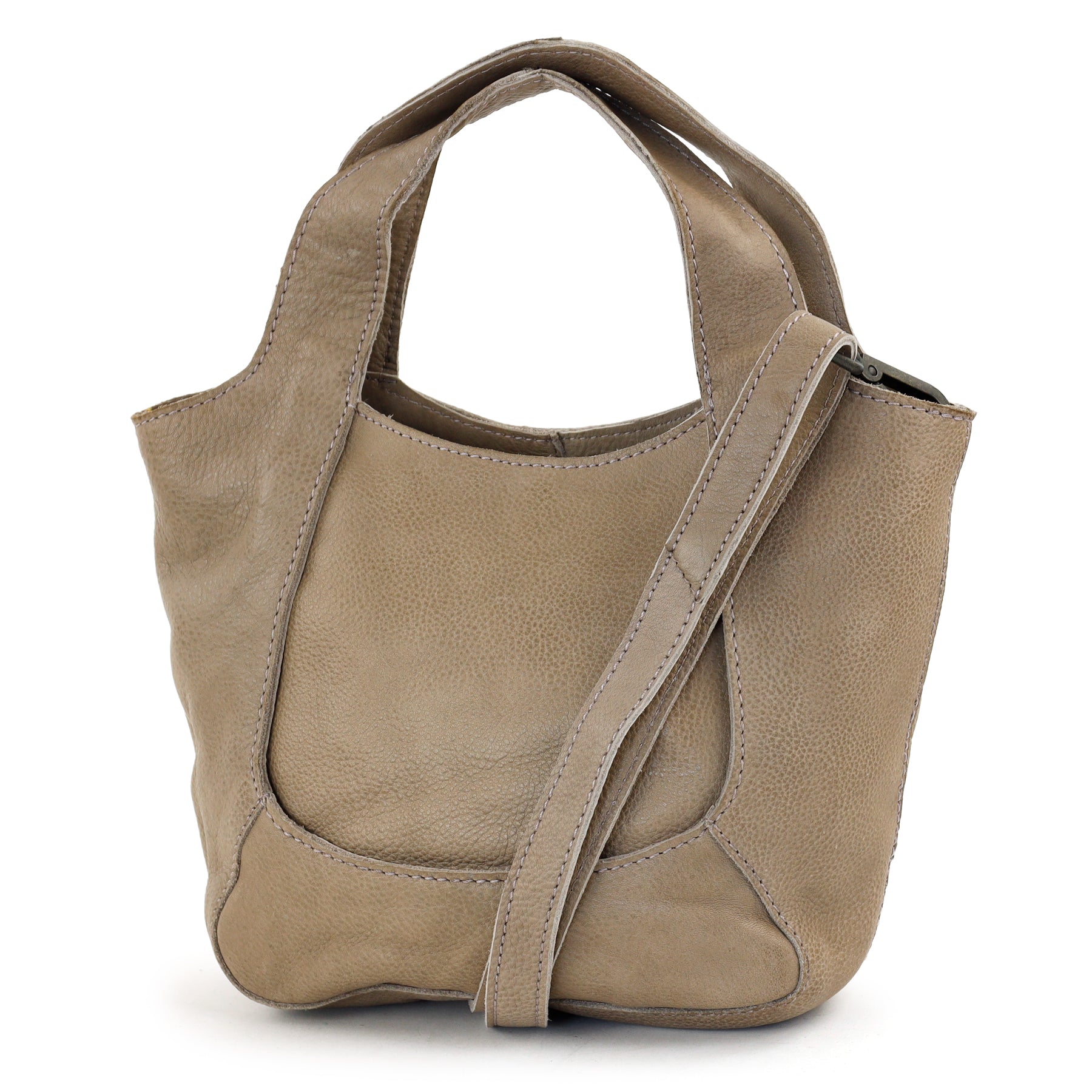 Hand-/Schultertasche „Carol“ Taupe