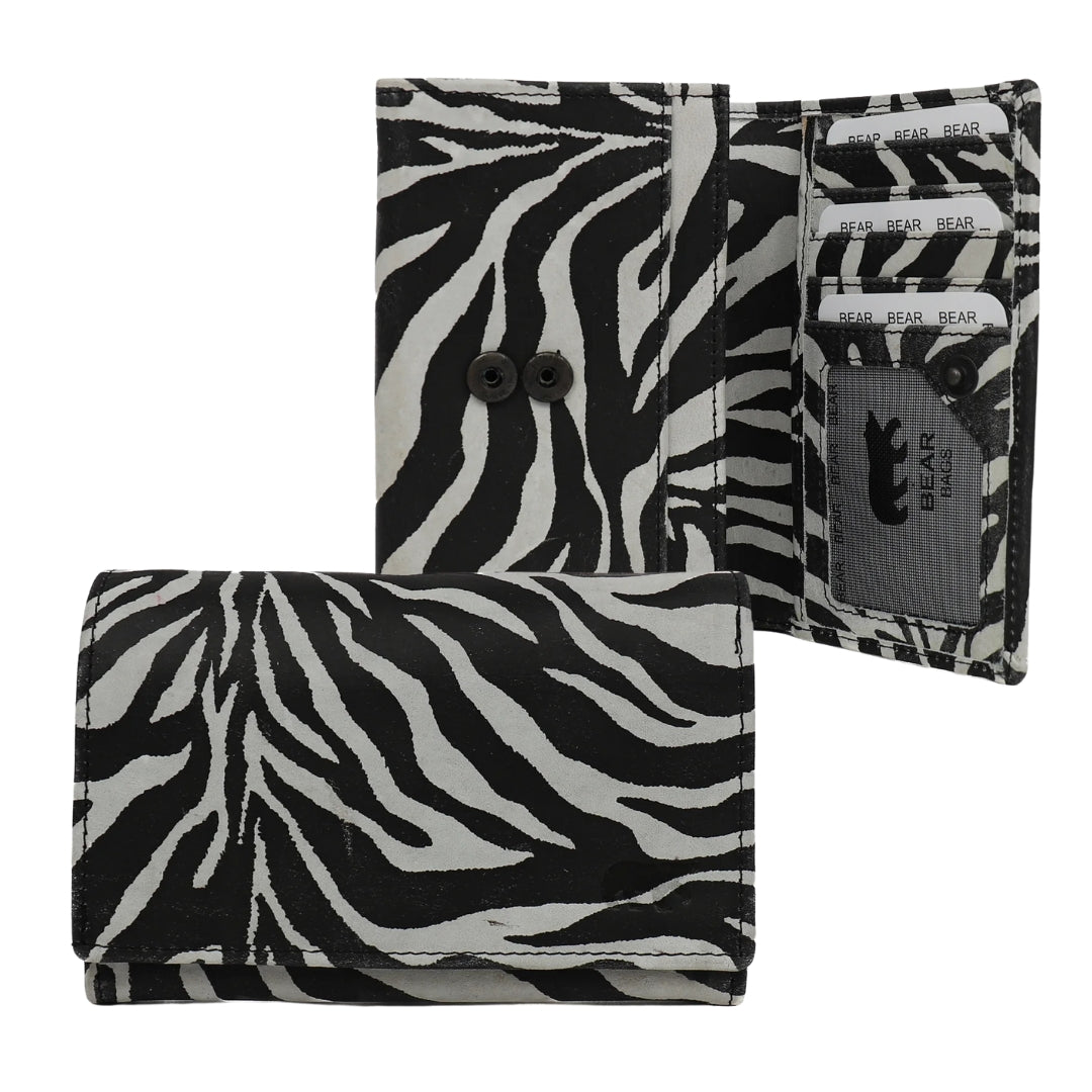 Geldbörse mit Überschlag 'Sweety' Zebra
