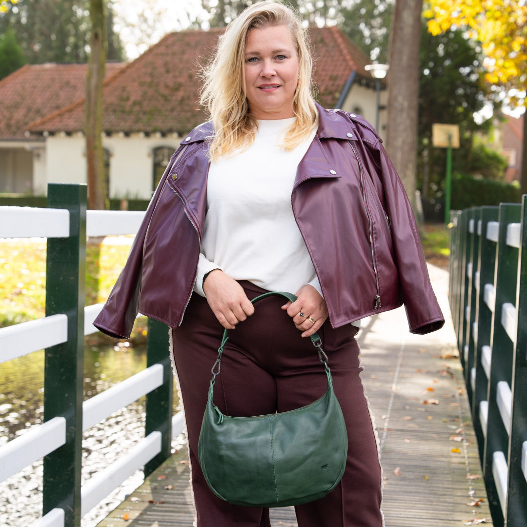 Beuteltasche 'Betty' Waldgrün