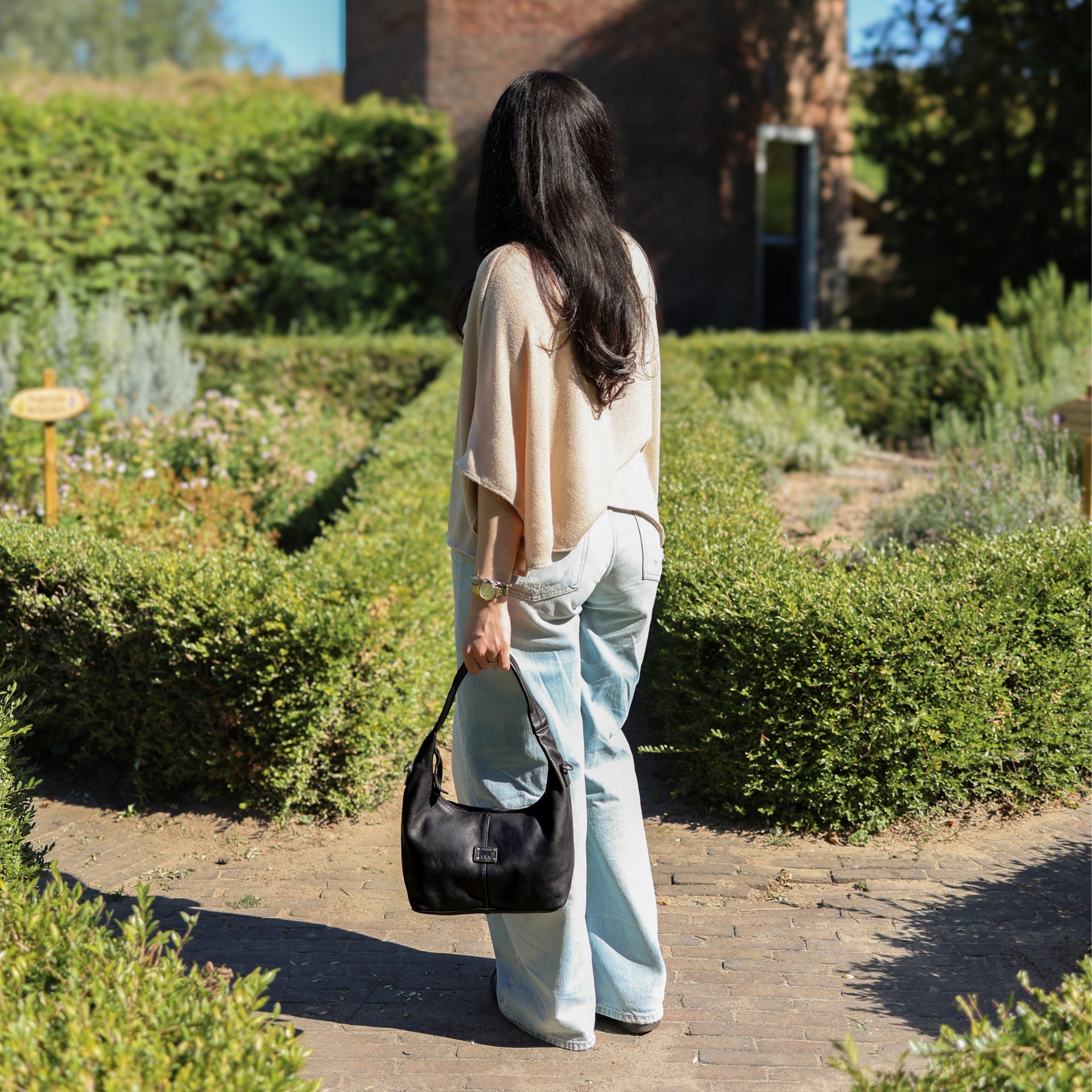 Beuteltasche 'Marti' Schwarz