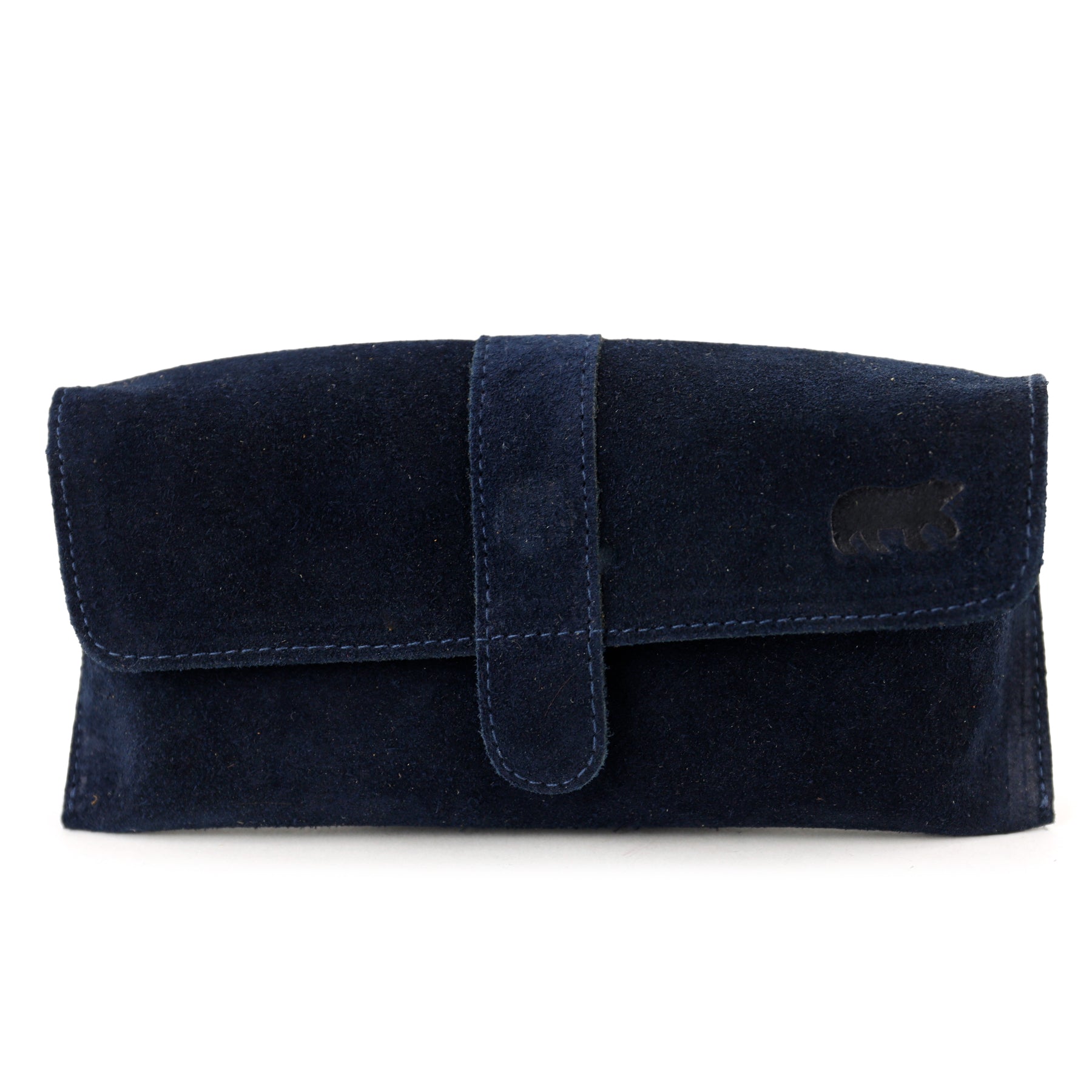 Velours Brillenetui 'Weta' Dunkelblau