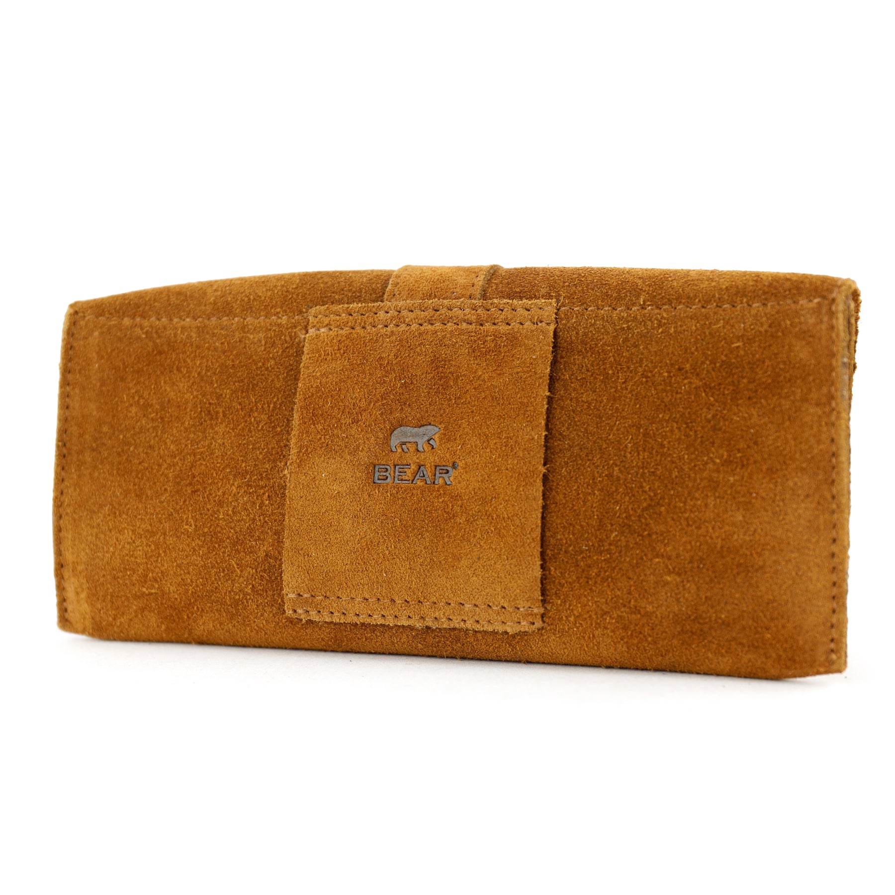 Velours Brillenetui 'Weta' Cognac
