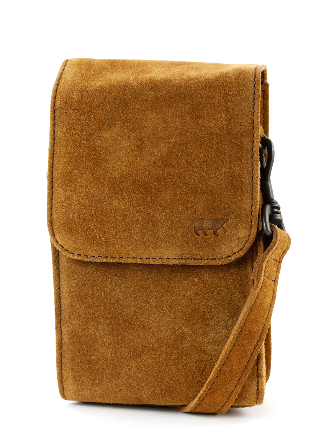 Velours Umhängetasche 'Robbie' 2.0 Cognac