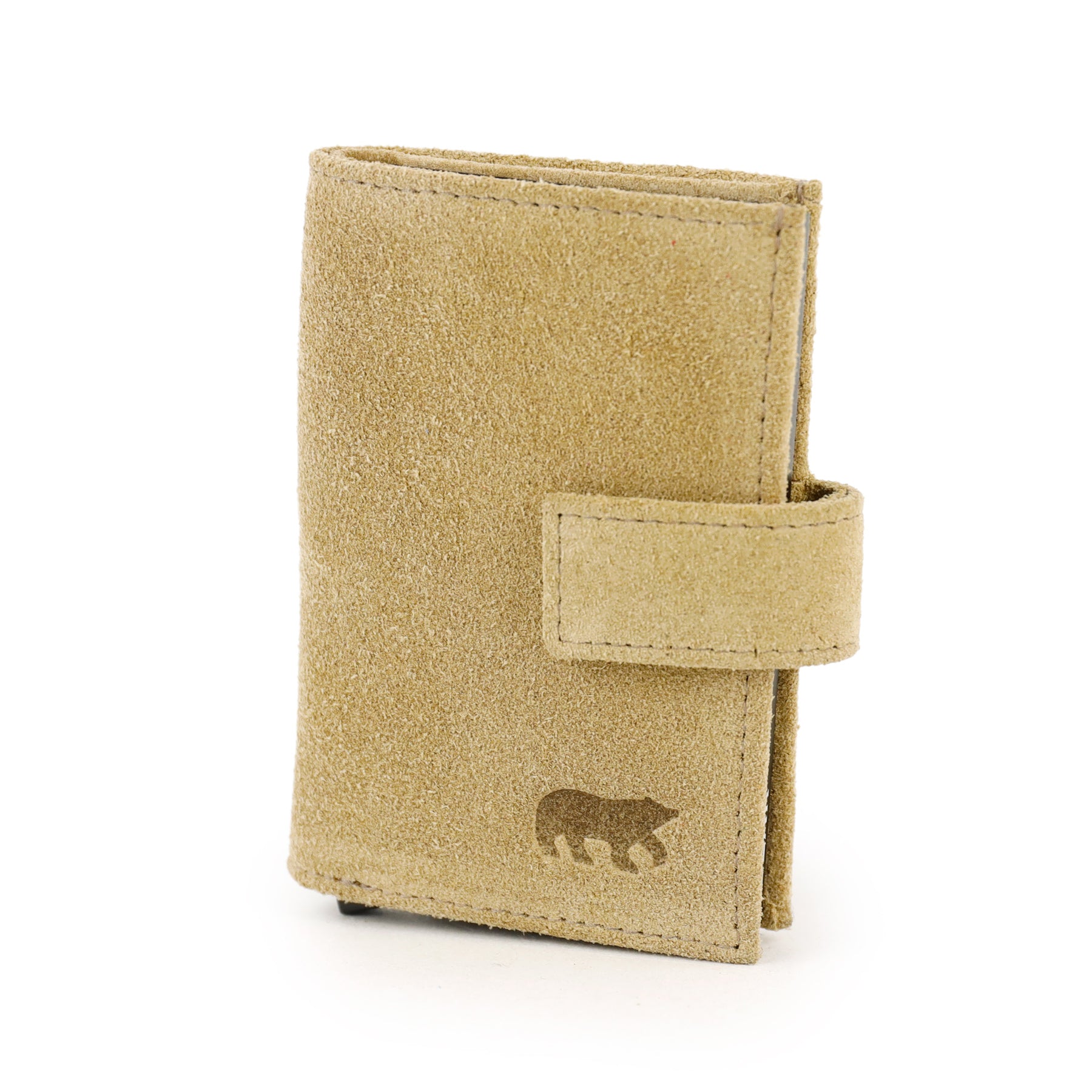 Velours RFID Kartenhalter 'Elsie' Bisquit