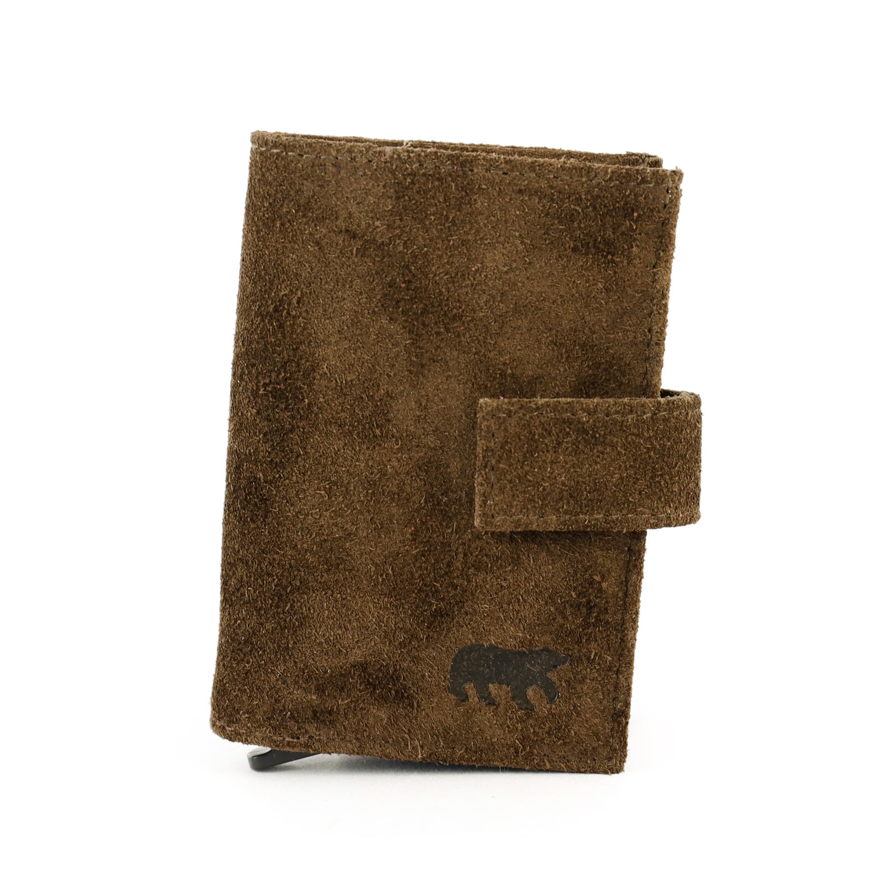 Velours RFID Kartenhalter 'Elsie' Dunkelbraun