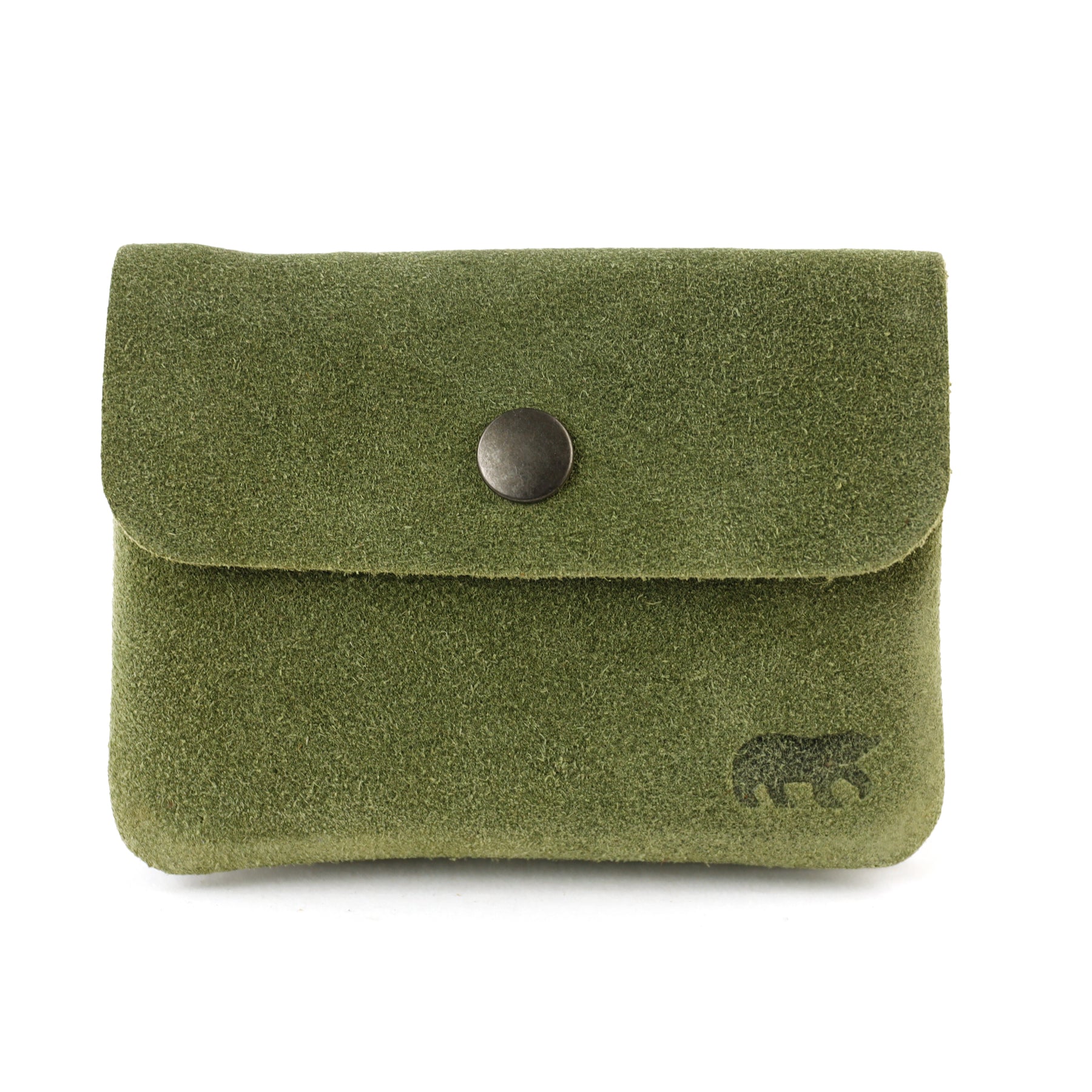Velours Geldbörse 'Pietje' Grün