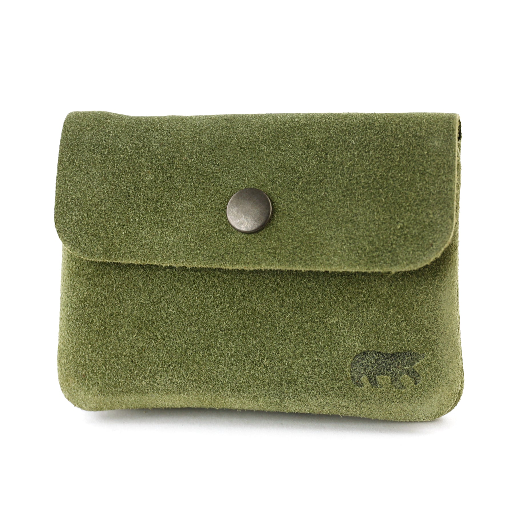 Velours Geldbörse 'Pietje' Grün