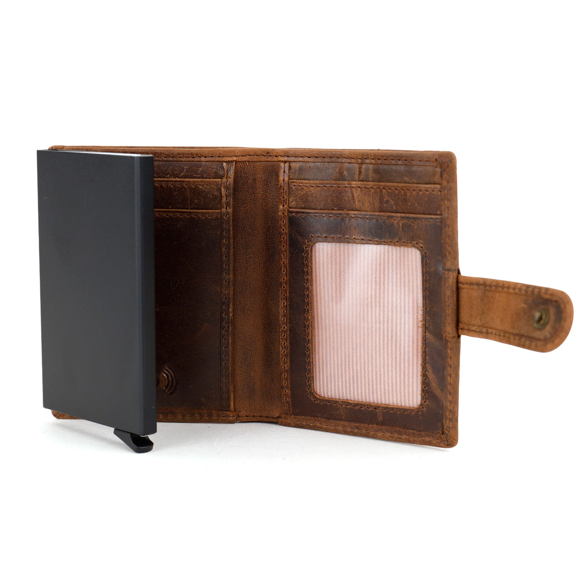 RFID Pasjeshouder 'Bobby' vintage bruin