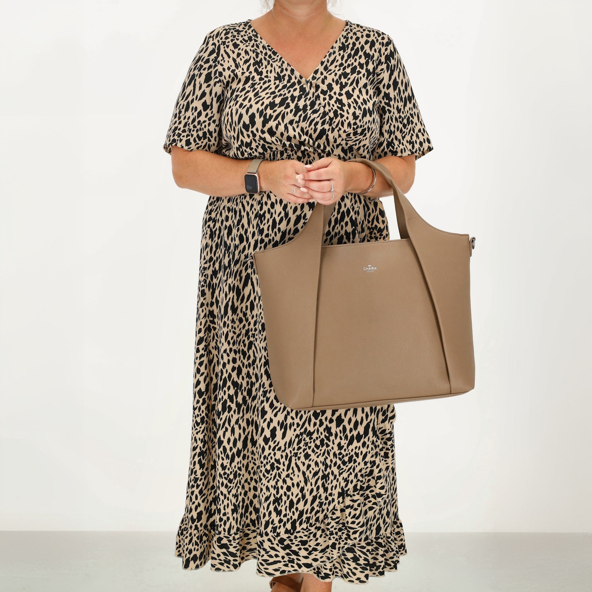 Mulberry Street Laptoptasche 15.6 Zoll Taupe