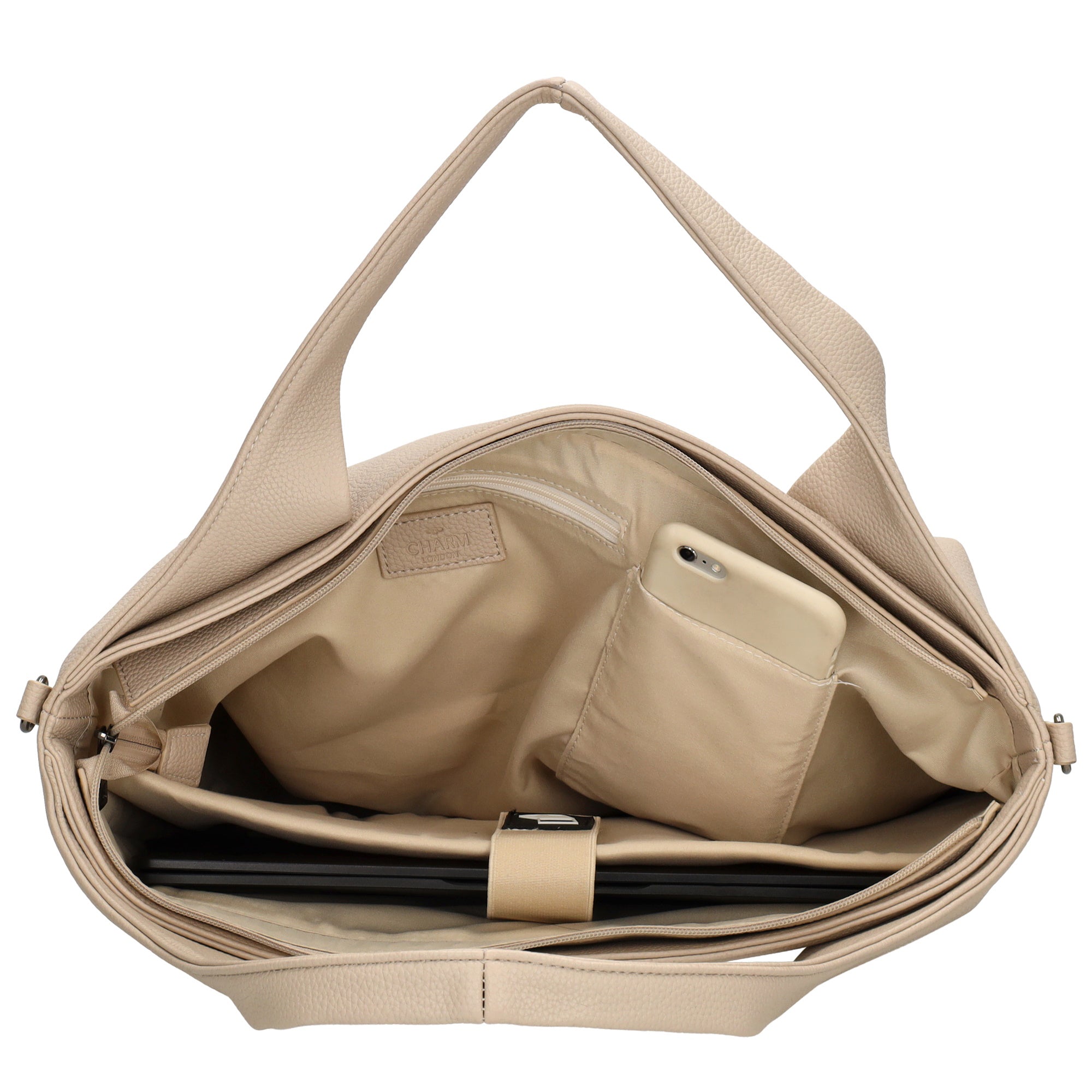 Mulberry Street Laptoptasche 15.6 Zoll Beige