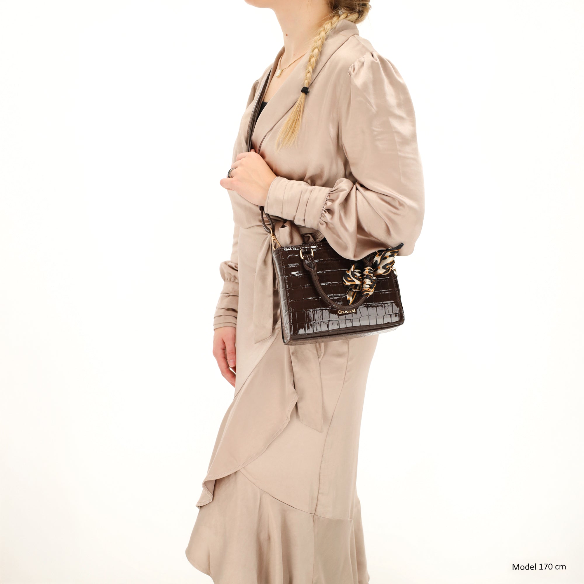Knightsbridge Handtasche Dunkelbraun