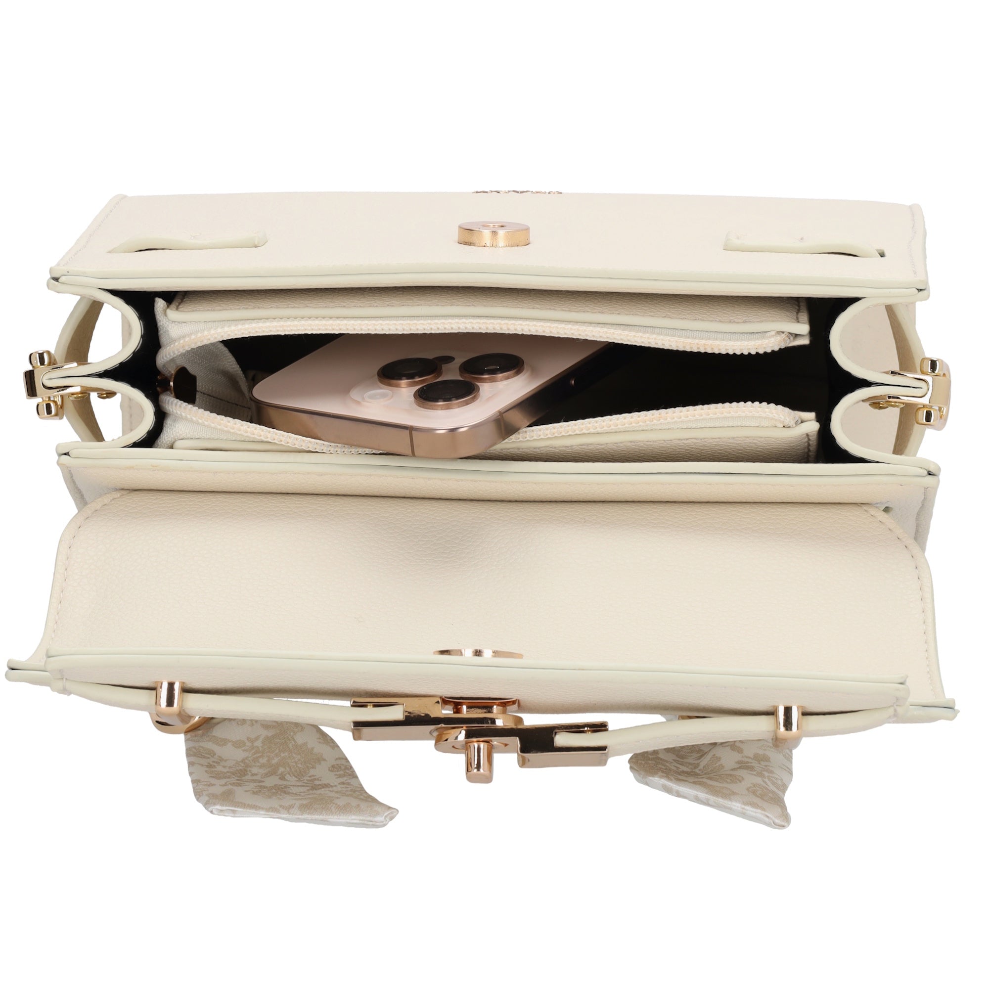 The Hamptons Handtas crème