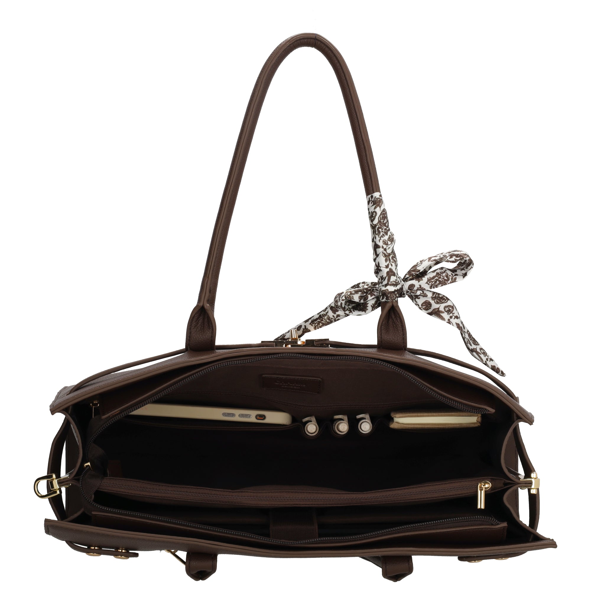 The Hamptons - Laptoptasche 15.6” Dunkelbraun