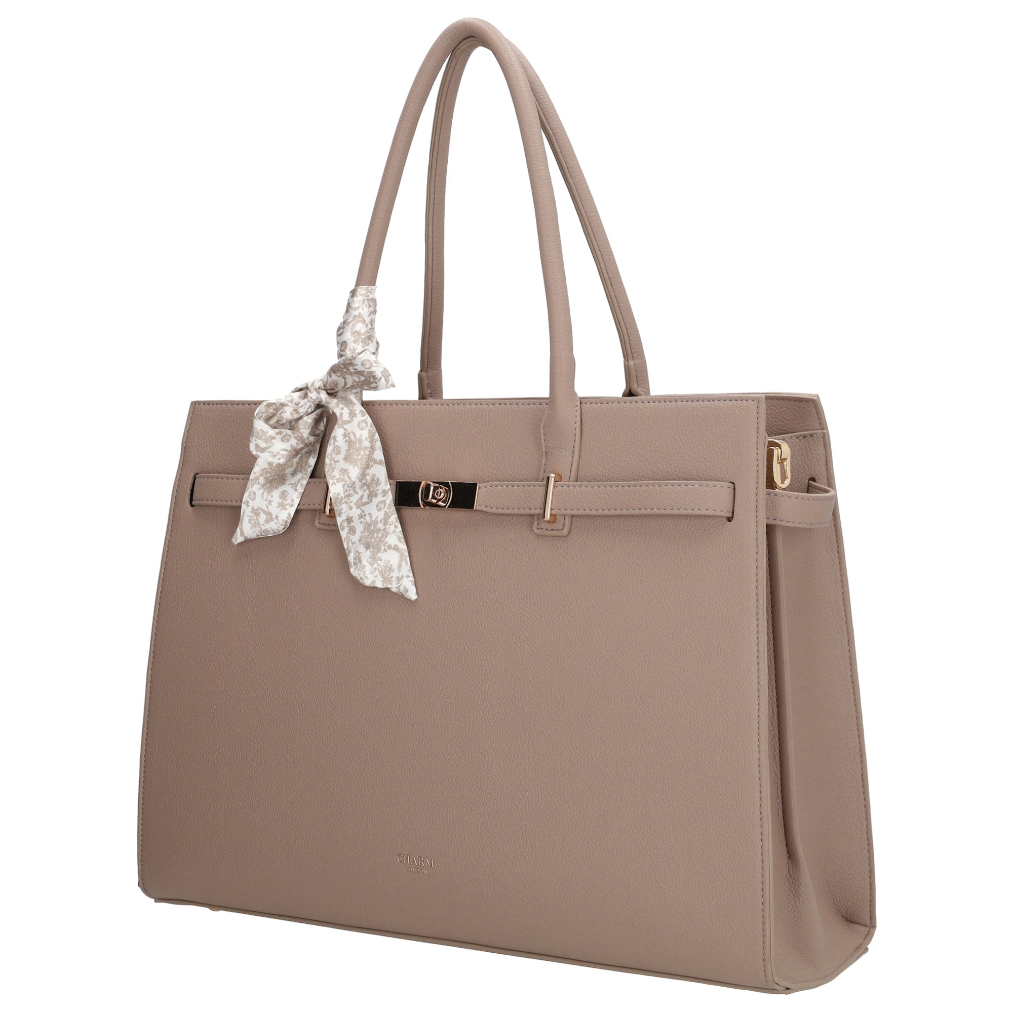 The Hamptons Laptoptasche 15.6 Zoll Helltaupe