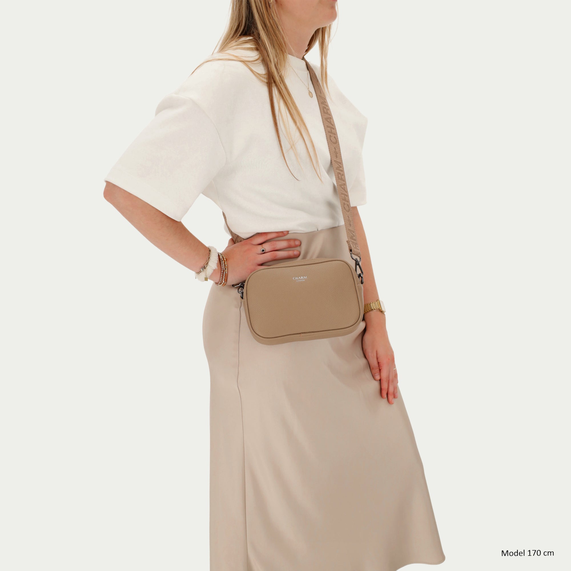Mulberry Street - Crossbody Tasche S Taupe